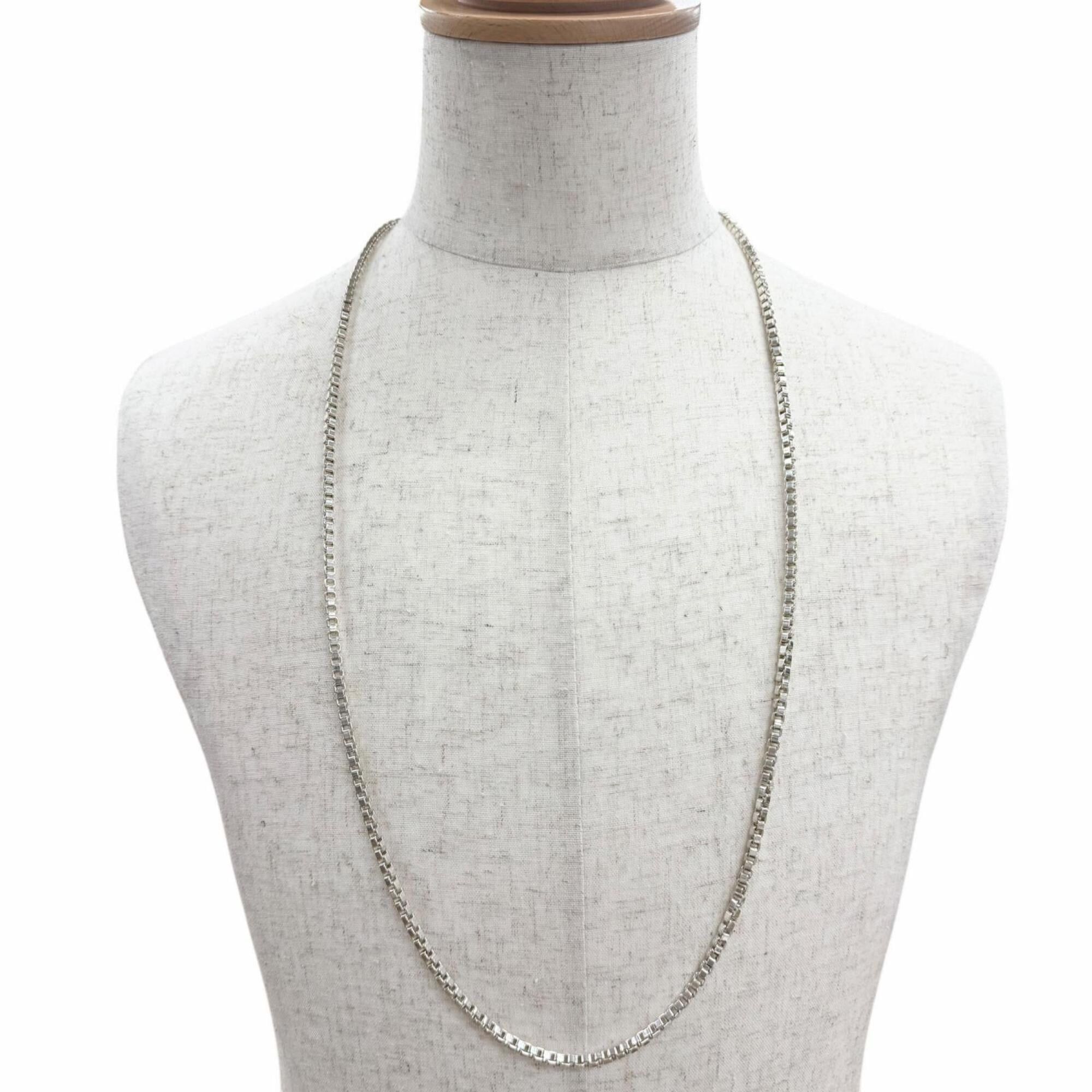 Tiffany & Co. TIFFANY&Co. Tiffany Venetian Long Chain SV925 Necklace, Silver, Weight 76.2g, Men's & Women's Size ONE SIZE - 2 Thumbnail