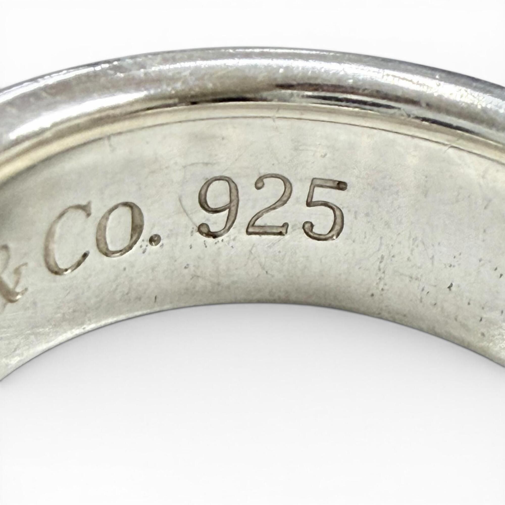 Tiffany & Co. TIFFANY&Co. Tiffany 1837 Narrow Ring Medium 925 Current Model Accessory Silver Weight 6.9g Women's Size ONE SIZE - 7 Thumbnail