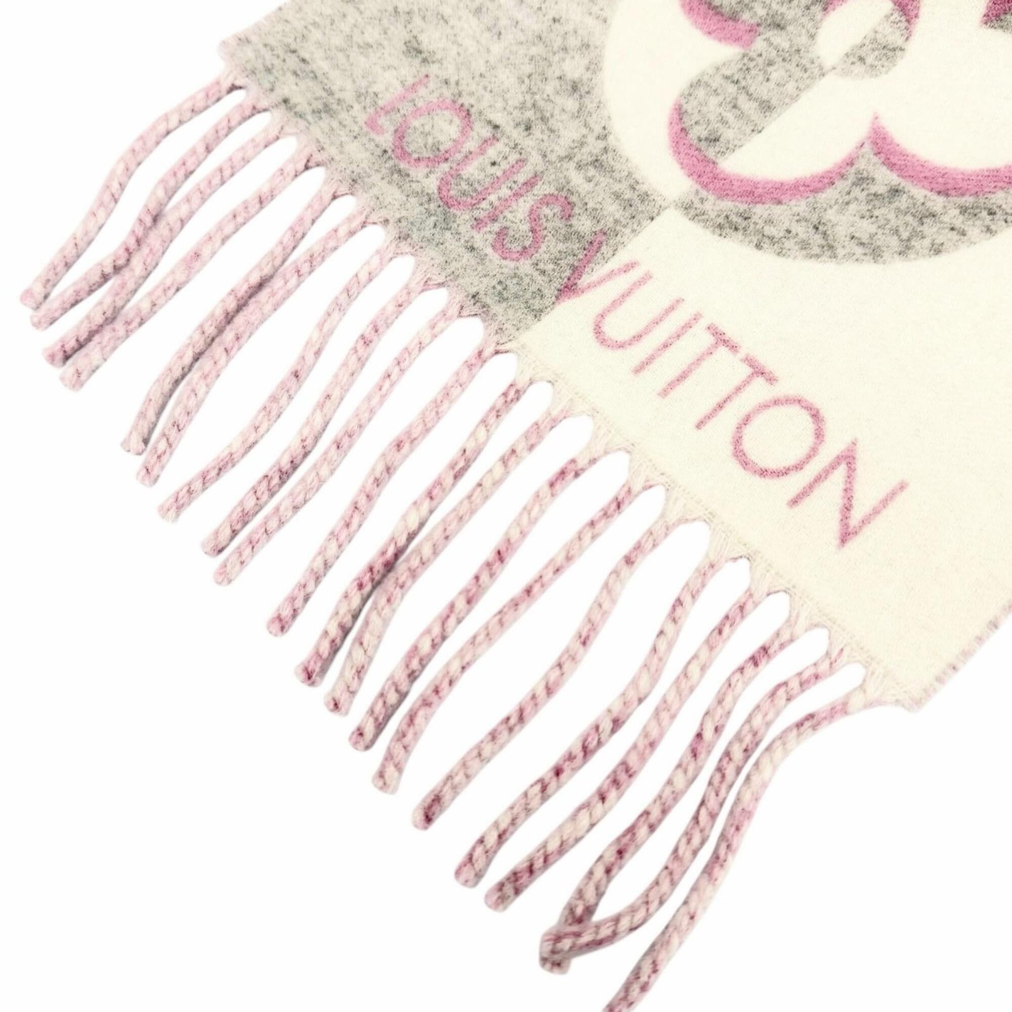 Louis Vuitton LOUIS VUITTON (Louis Vuitton) 2024 model M93281 Duo Infinity Stole/Scarf, Wool & Cashmere, Fringe, Rose, 205 x 26 cm, Made in Italy, Authentic, Women's, Comes with Dust Bag, Highly Recommended! Size ONE SIZE - 6 Thumbnail
