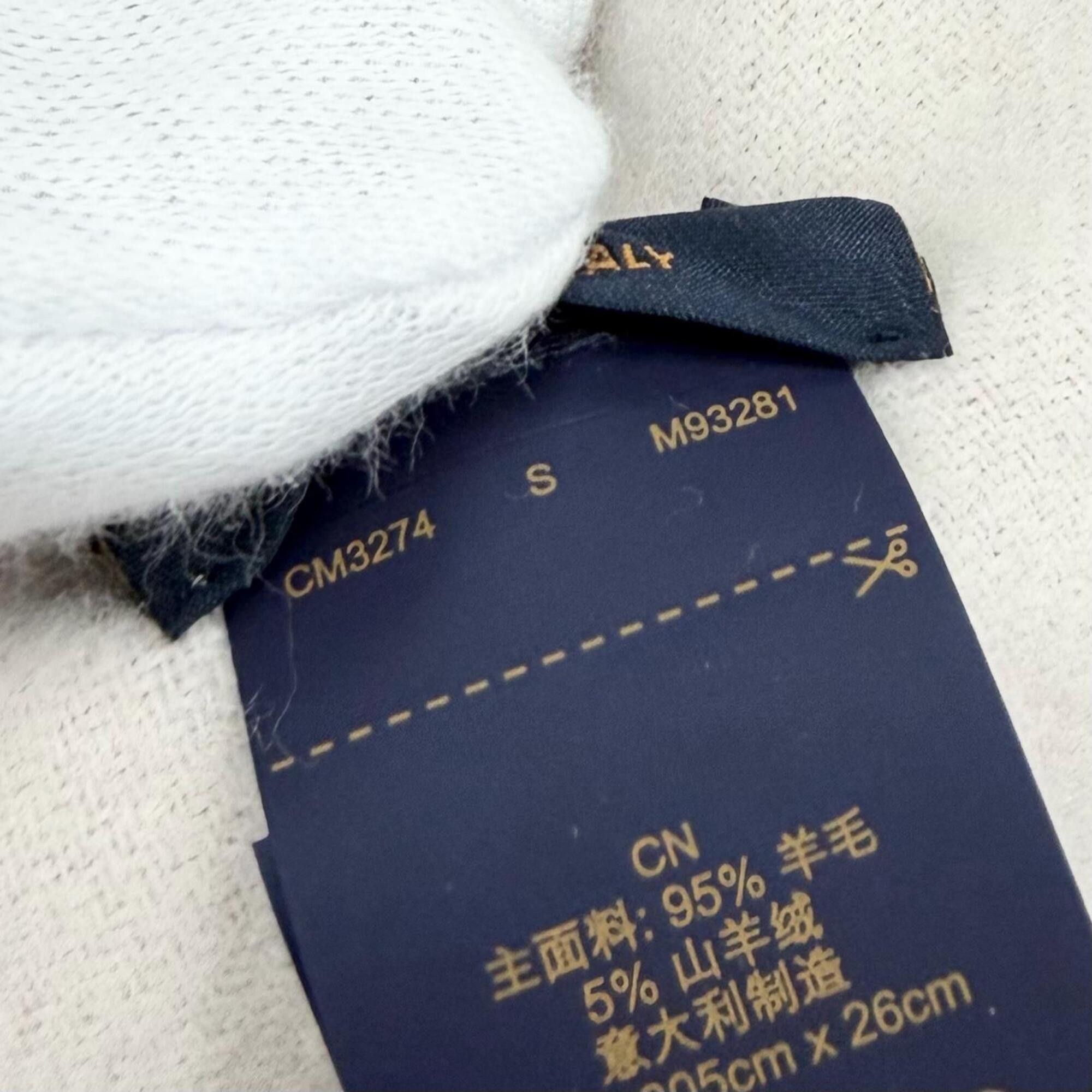 Louis Vuitton LOUIS VUITTON (Louis Vuitton) 2024 model M93281 Duo Infinity Stole/Scarf, Wool & Cashmere, Fringe, Rose, 205 x 26 cm, Made in Italy, Authentic, Women's, Comes with Dust Bag, Highly Recommended! Size ONE SIZE - 8 Thumbnail