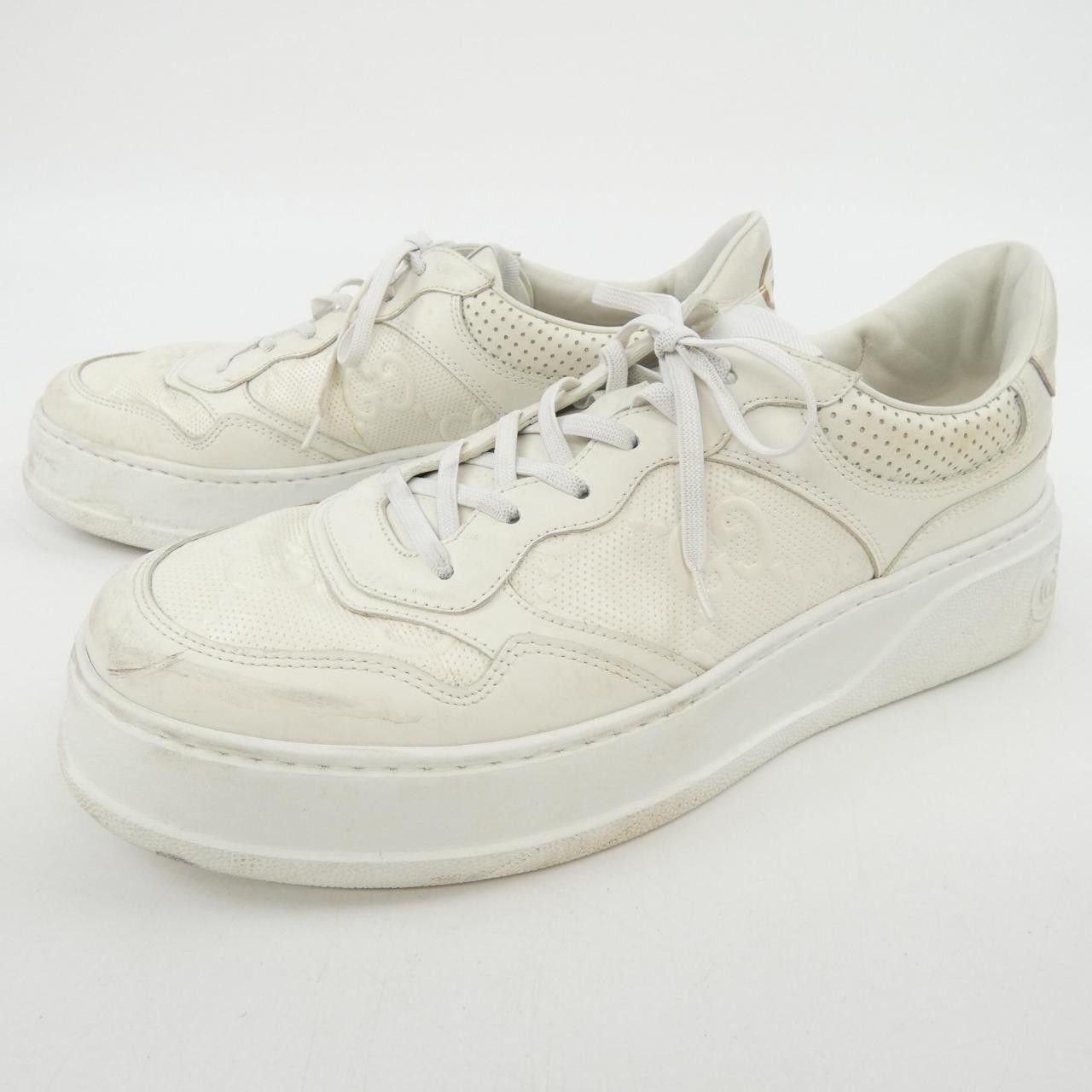 Gucci Gucci Gucci Sneakers Leather Shoes 669582 DUTY FREE for USA Size ONE SIZE - 3 Thumbnail