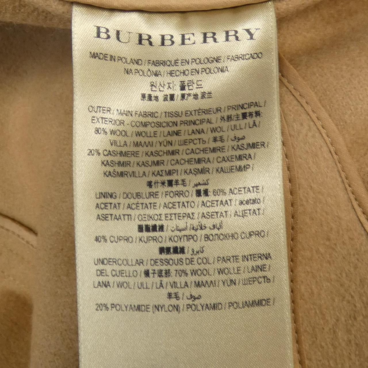 Burberry Burberry Burberry Cashmere Blend Coat Textile Outerwear 80220511 DUTY FREE for USA Size ONE SIZE - 3 Thumbnail