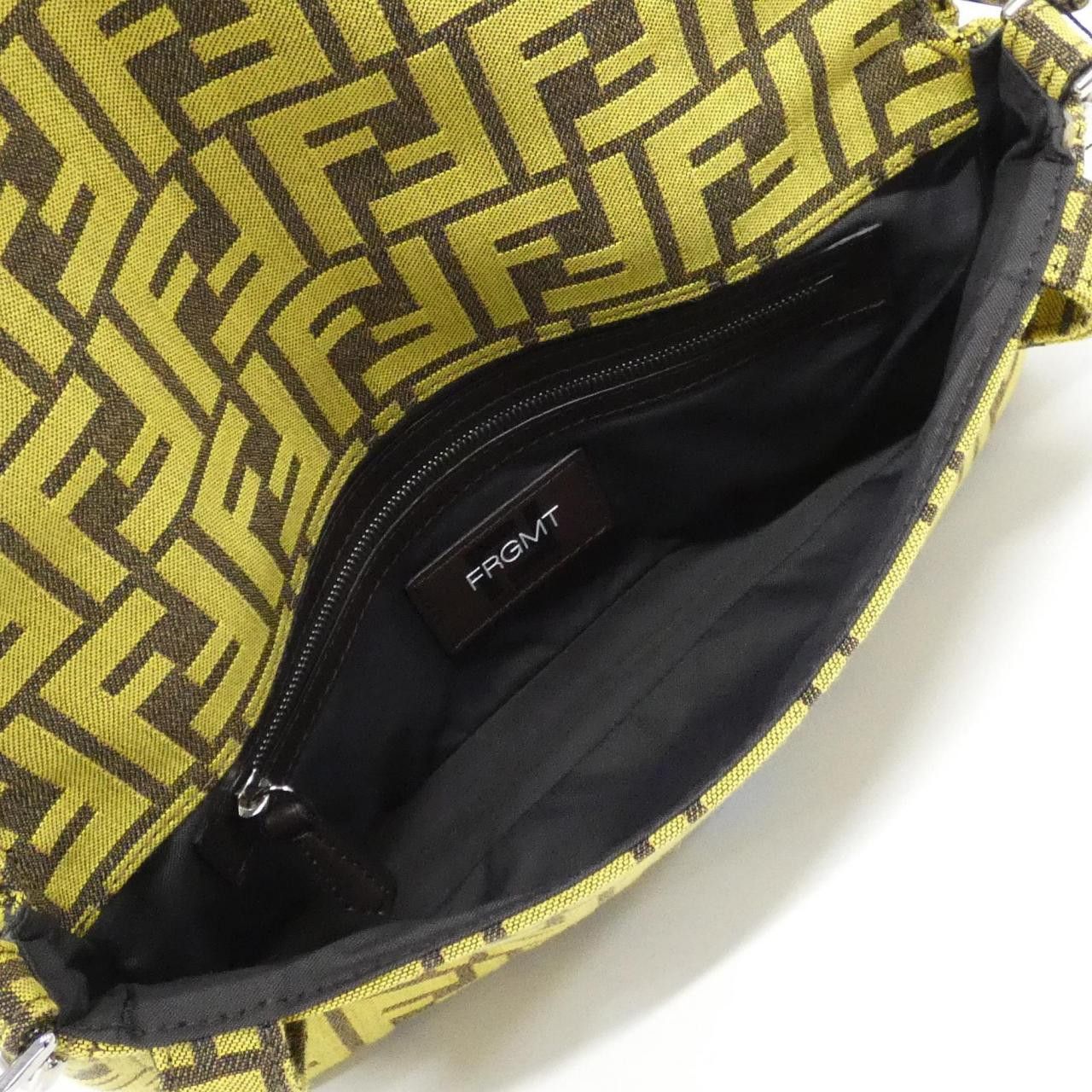 Fendi Fendi Fendi Baguette Foldable Canvas Bag Textile Shoulder Bag 8BH418AR1Y DUTY FREE for USA Size ONE SIZE - 7 Thumbnail
