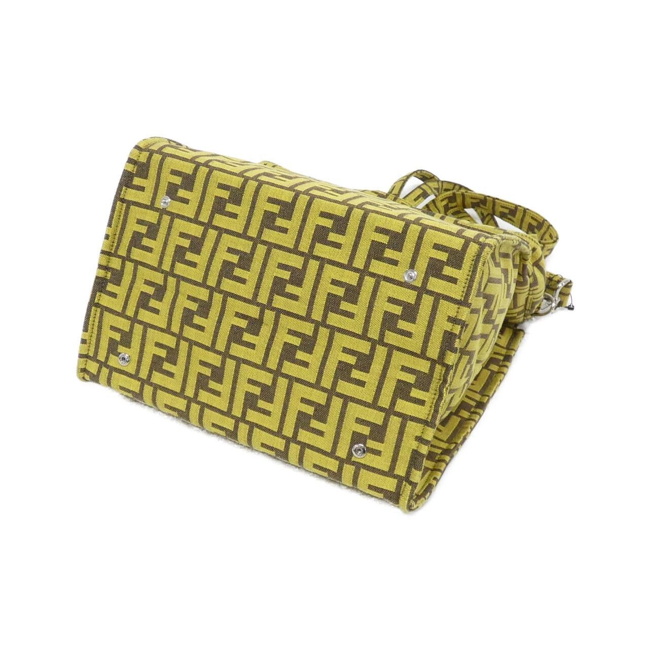 Fendi Fendi Fendi Baguette Foldable Canvas Bag Textile Shoulder Bag 8BH418AR1Y DUTY FREE for USA Size ONE SIZE - 3 Thumbnail