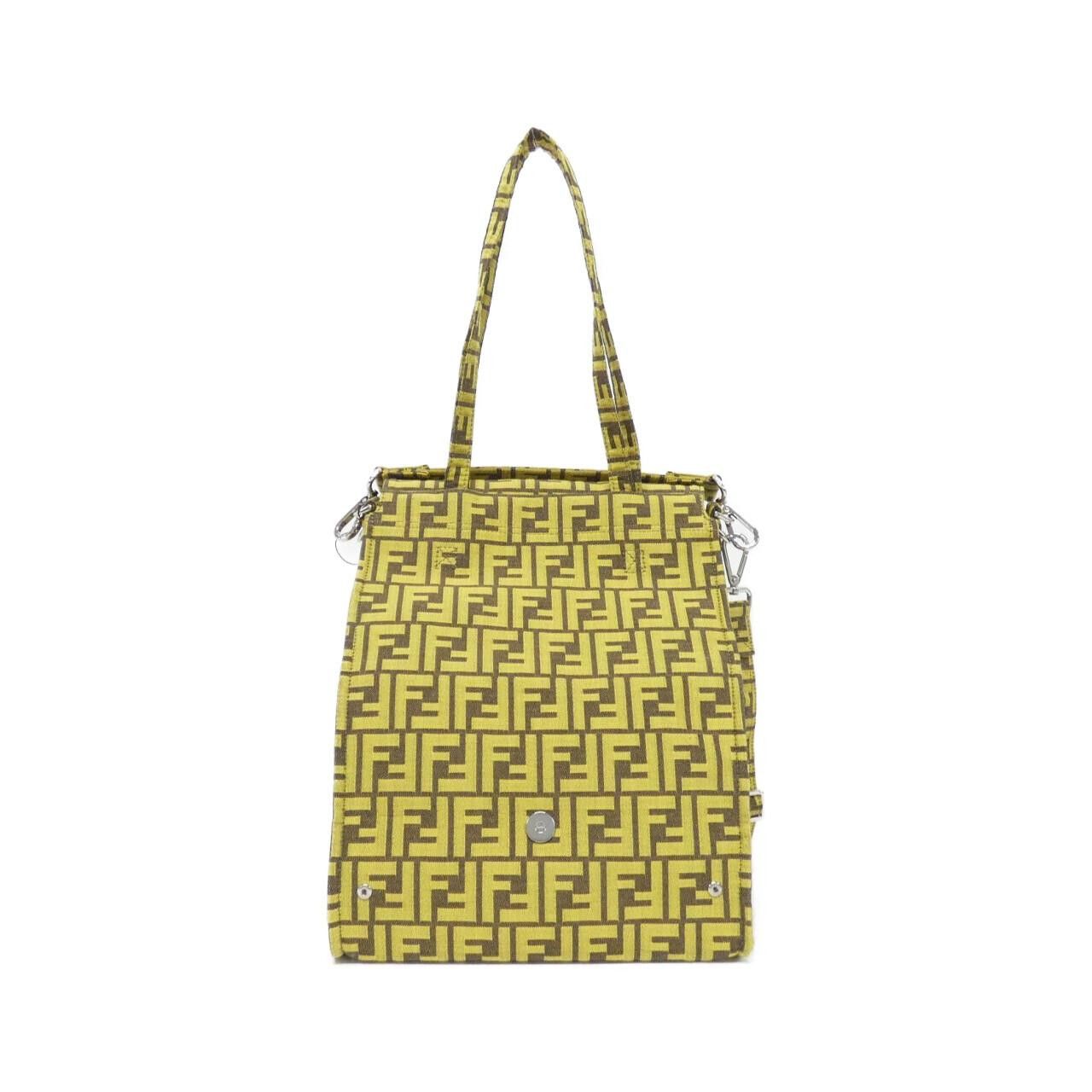 Fendi Fendi Fendi Baguette Foldable Canvas Bag Textile Shoulder Bag 8BH418AR1Y DUTY FREE for USA Size ONE SIZE - 2 Thumbnail