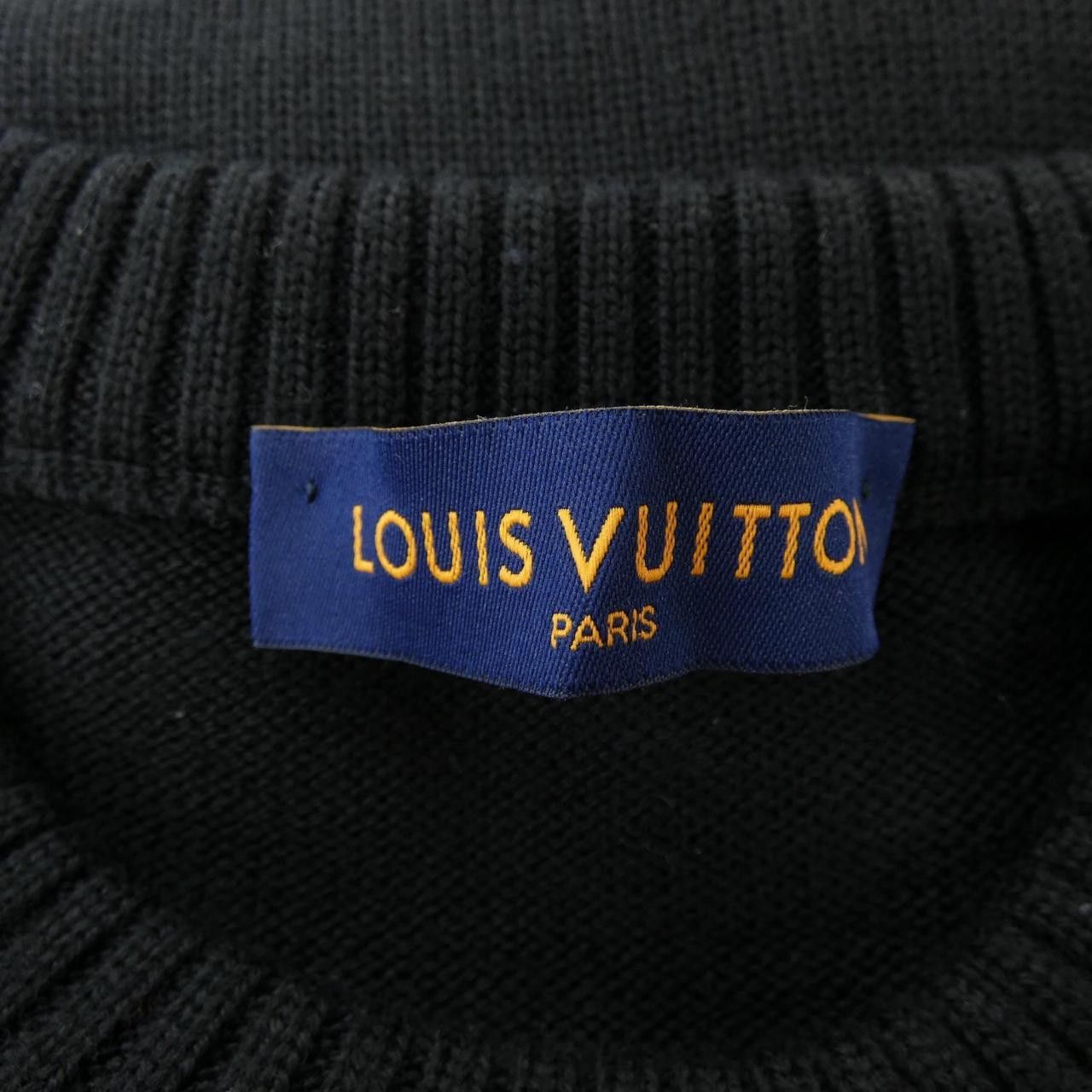 Louis Vuitton Louis Vuitton Louis Vuitton LVV Sports Team Wool Knit Textile Tops HMN64WZLL DUTY FREE for USA Size ONE SIZE - 4 Thumbnail