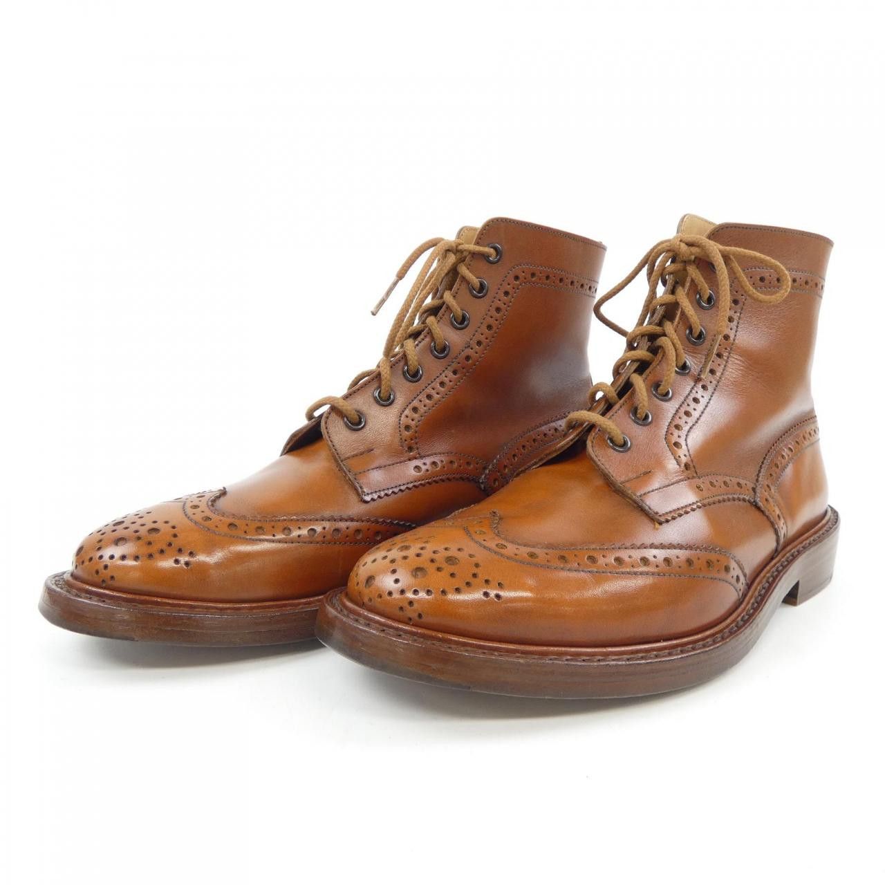 Other Other Tricker's Boots Leather Shoes 72508 DUTY FREE for USA Size ONE SIZE - 3 Thumbnail