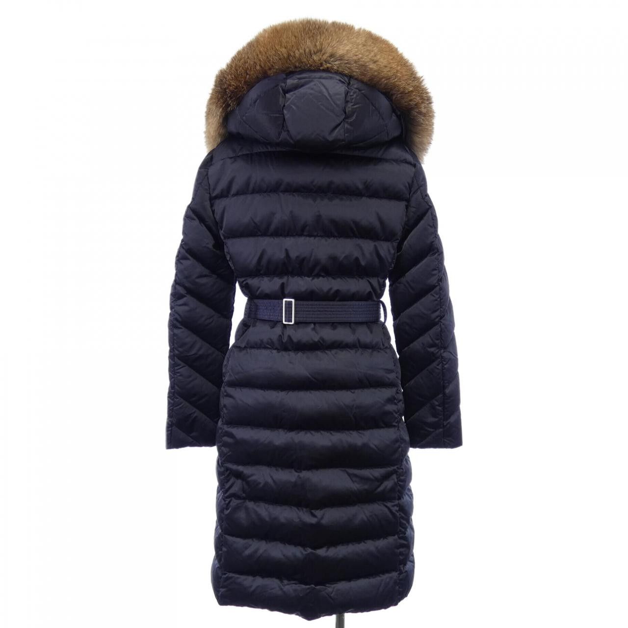 Moncler Moncler Moncler LEERSIE Fox Fur Down Coat Textile Outerwear LEERSIE DUTY FREE for USA Size ONE SIZE - 2 Thumbnail