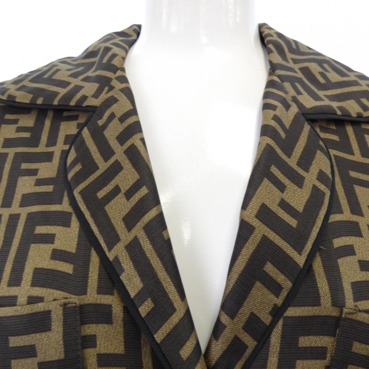 Fendi Fendi Fendi Twill Silk Shirt Textile Tops FS6993A8G3 DUTY FREE for USA Size ONE SIZE - 5 Thumbnail