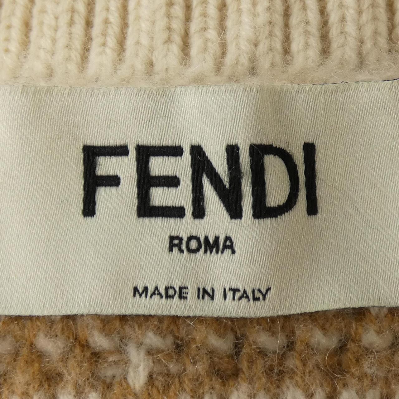 Fendi Fendi Fendi Cashmere Cardigan Textile Outerwear FZC950ALOJ DUTY FREE for USA Size ONE SIZE - 4 Thumbnail