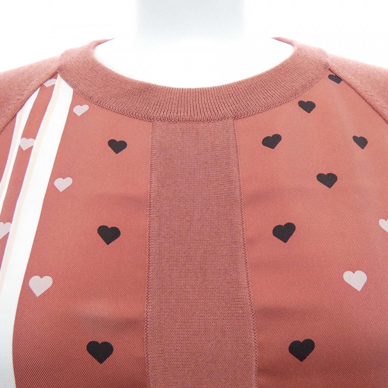 Hermes Hermes Hermes Brides de Gala Cashmere Silk Knit 34 Textile Tops DUTY FREE for USA Size ONE SIZE - 5 Thumbnail