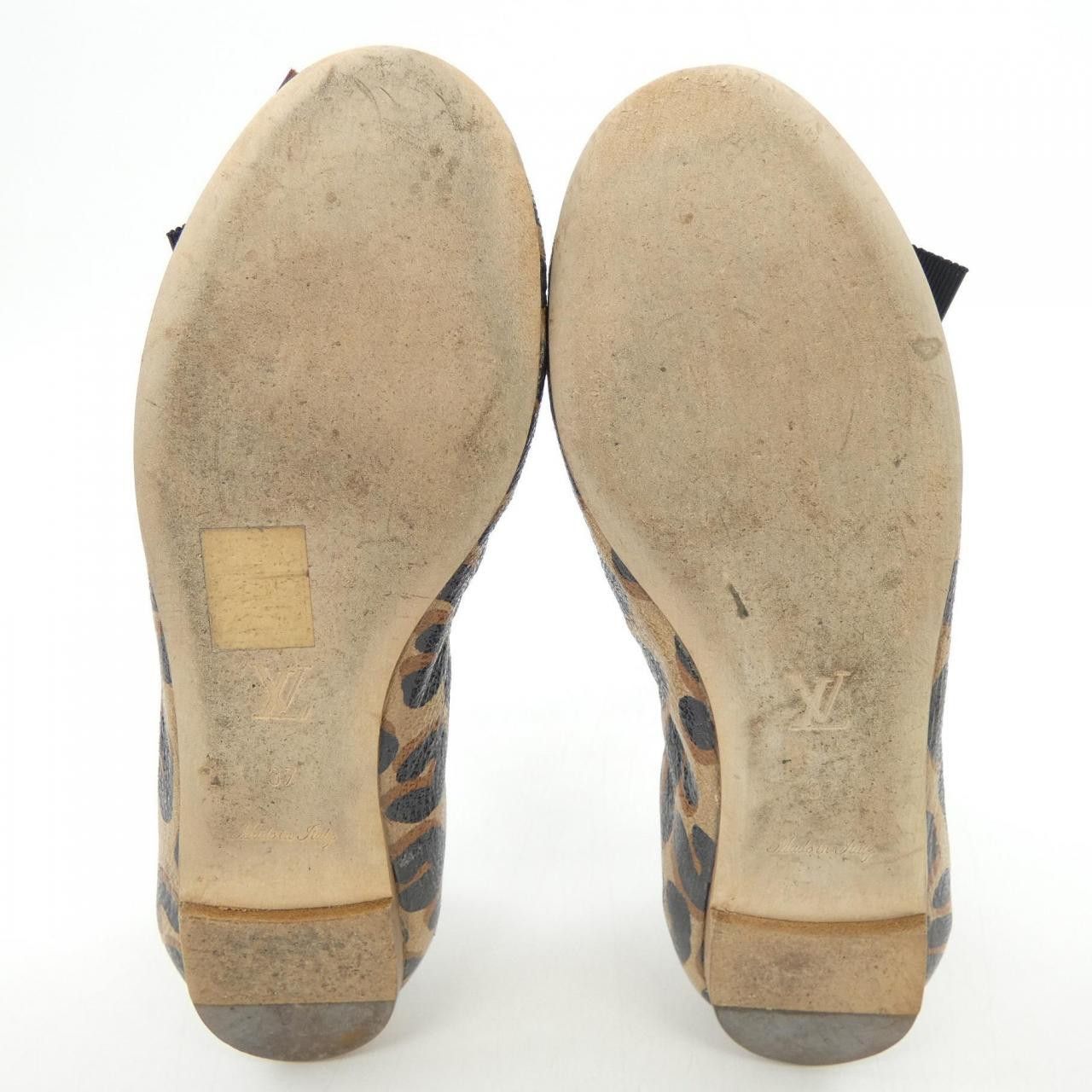 Louis Vuitton Louis Vuitton Louis Vuitton Flat Shoes Leather Shoes DUTY FREE for USA Size ONE SIZE - 4 Thumbnail