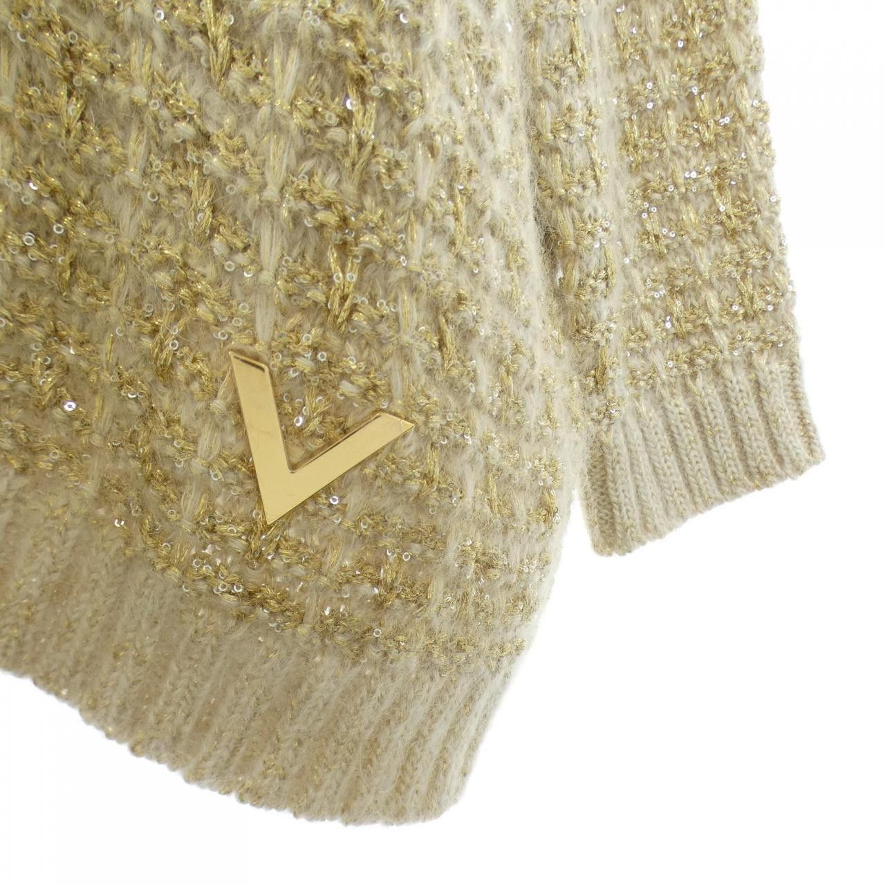 Valentino Valentino Valentino Knit Textile Tops 2B3KC42X7P4 DUTY FREE for USA Size ONE SIZE - 7 Thumbnail