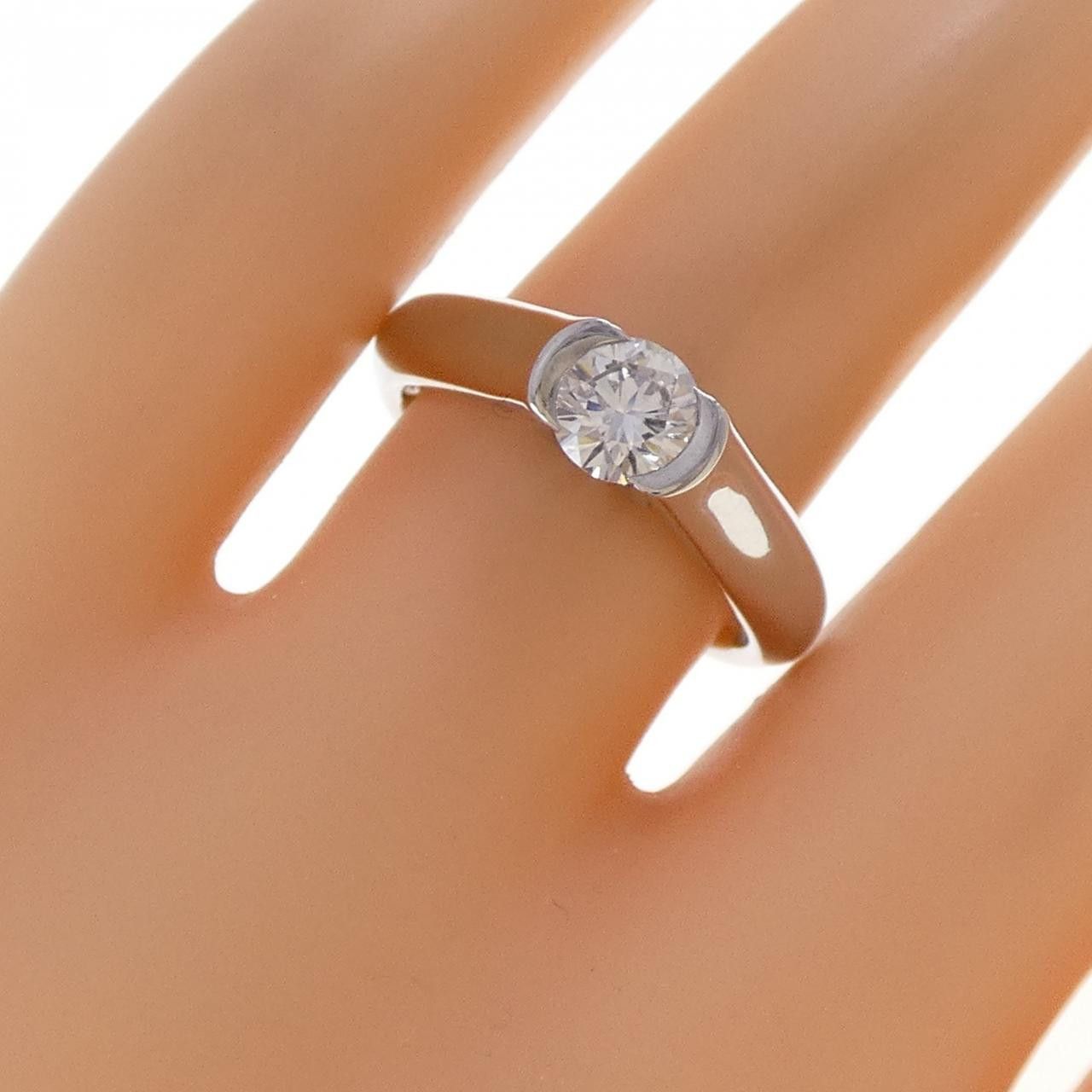 Cartier Cartier Cartier C de Cartier Platinum Ring Size 13 Precious Metal Ring DUTY FREE for USA Size ONE SIZE - 5 Thumbnail