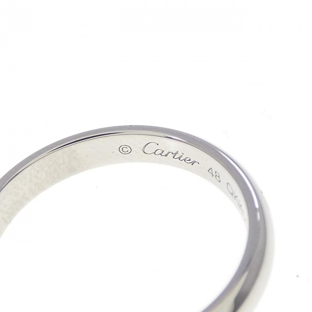 Cartier Cartier Cartier C De Cartier Platinum Ring Size 8 Precious Metal Ring B4232400 DUTY FREE for USA Size ONE SIZE - 4 Thumbnail