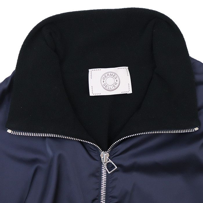 Hermes Hermes Hermes Stretch Nylon Fleece Zip Jacket Textile Outerwear DUTY FREE for USA Size ONE SIZE - 8 Thumbnail