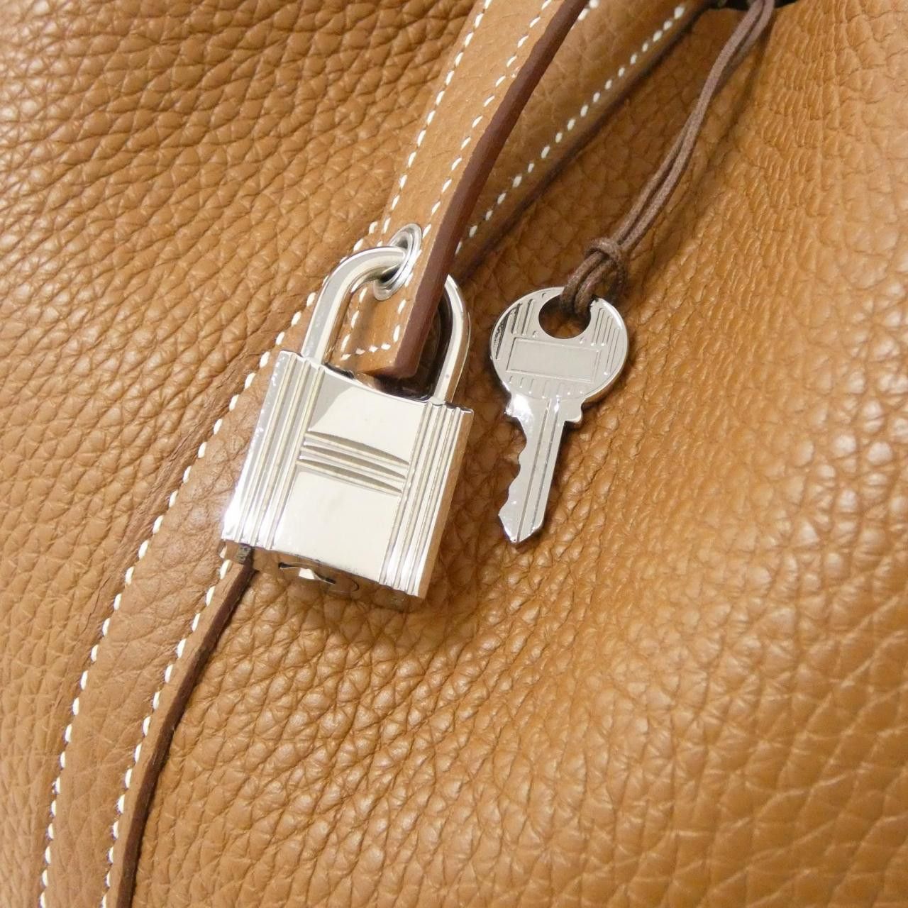Hermes Hermes Hermes Picotin Lock MM Trillon Clemence Bag Leather Handbag Stamp U DUTY FREE for USA Size ONE SIZE - 6 Thumbnail