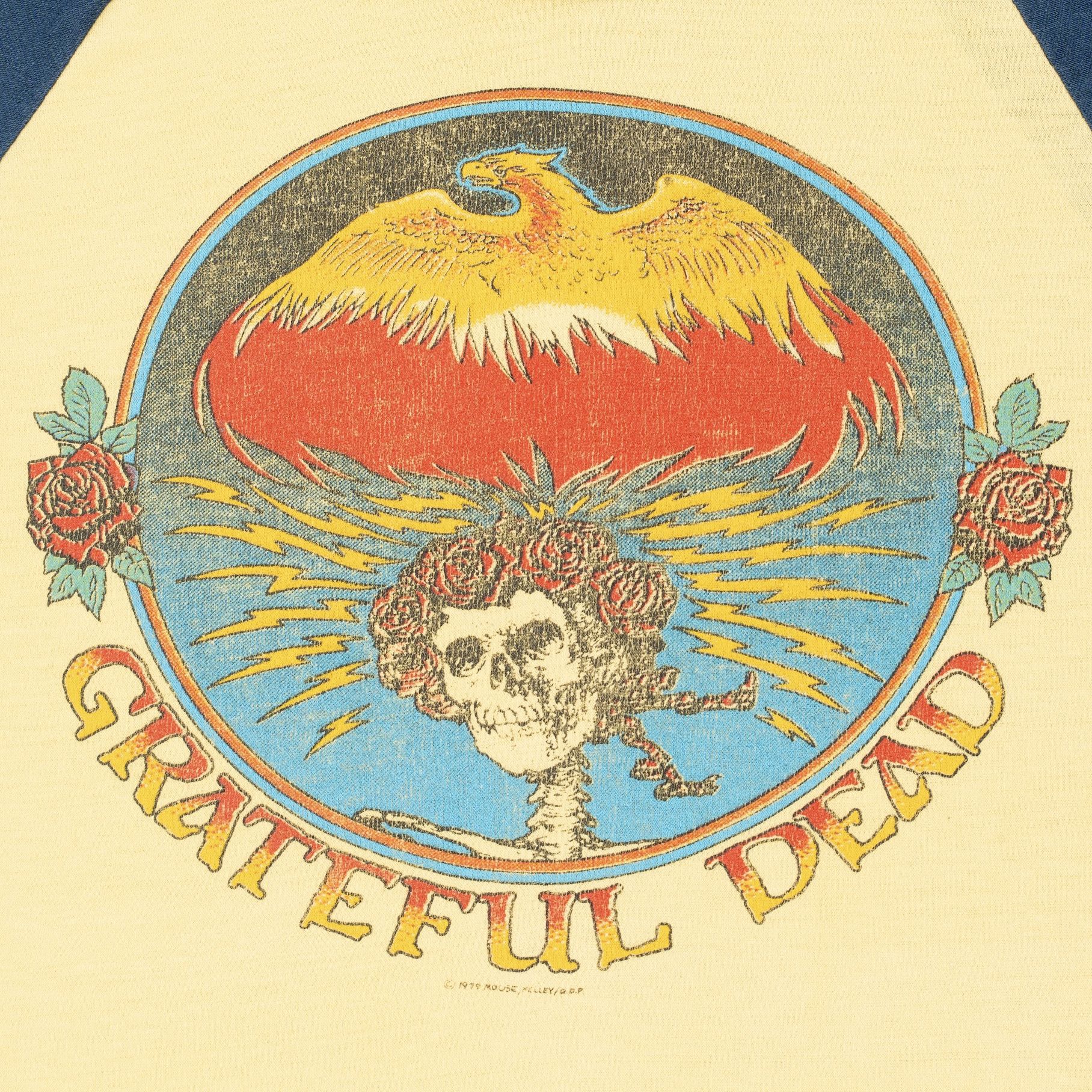 Vintage 1979 Grateful Dead Go To Heaven Short Sleeve Tee Shirt Yell Size US M / EU 48-50 / 2 - 3 Thumbnail