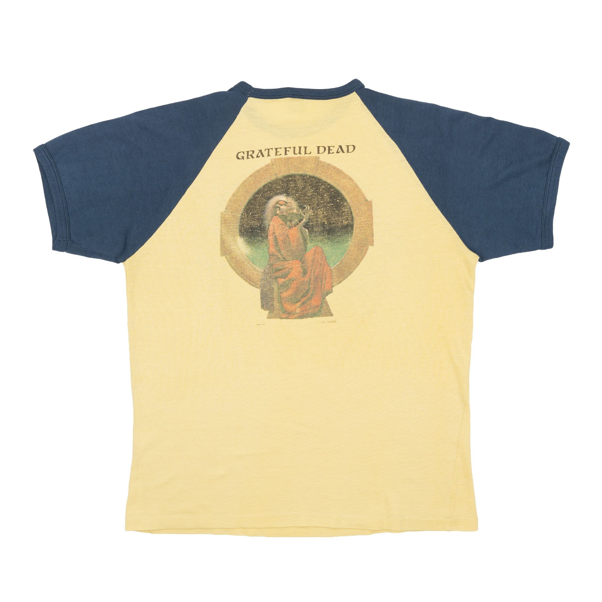 Vintage 1979 Grateful Dead Go To Heaven Short Sleeve Tee Shirt Yell Size US M / EU 48-50 / 2 - 2 Thumbnail