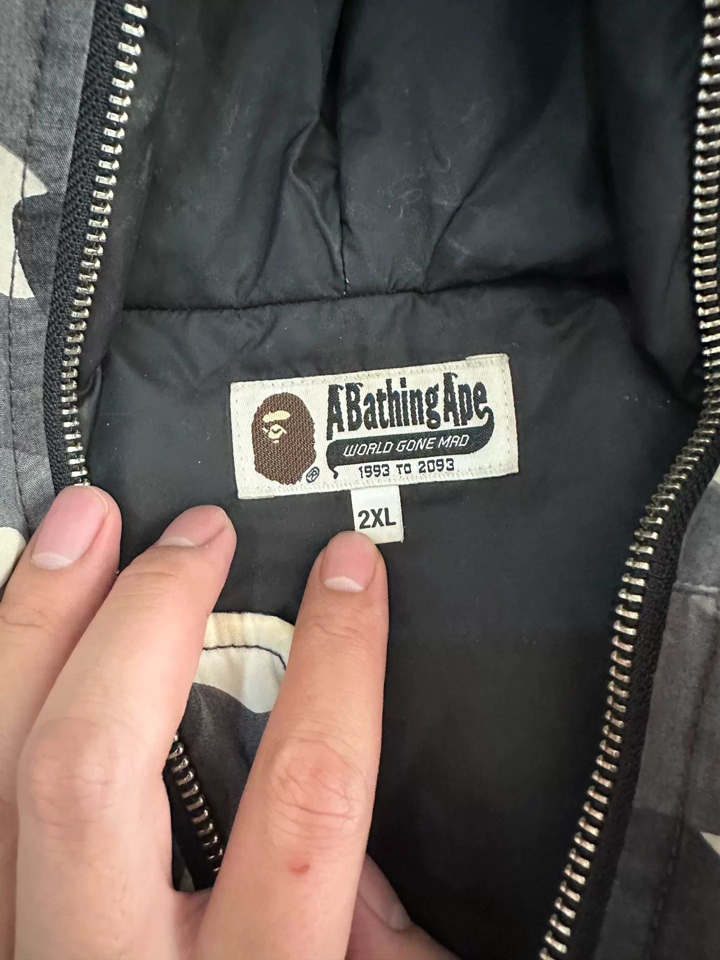 Bape BAPE Camo Shark Puffer Down Jacket XXL Size US XXL / EU 58 / 5 - 4 Thumbnail