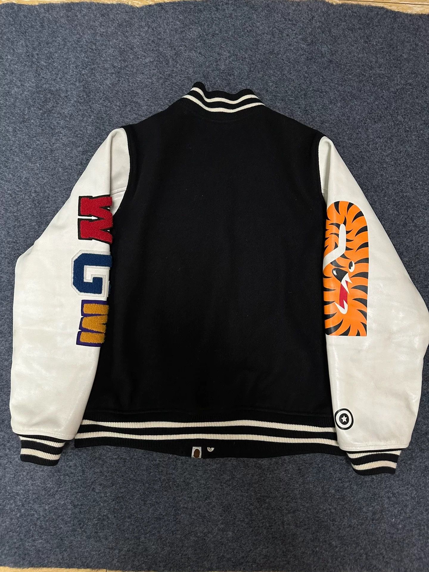 Bape BAPE Shark Tiger Varsity Jacket Size XL Size US XL / EU 56 / 4 - 3 Thumbnail