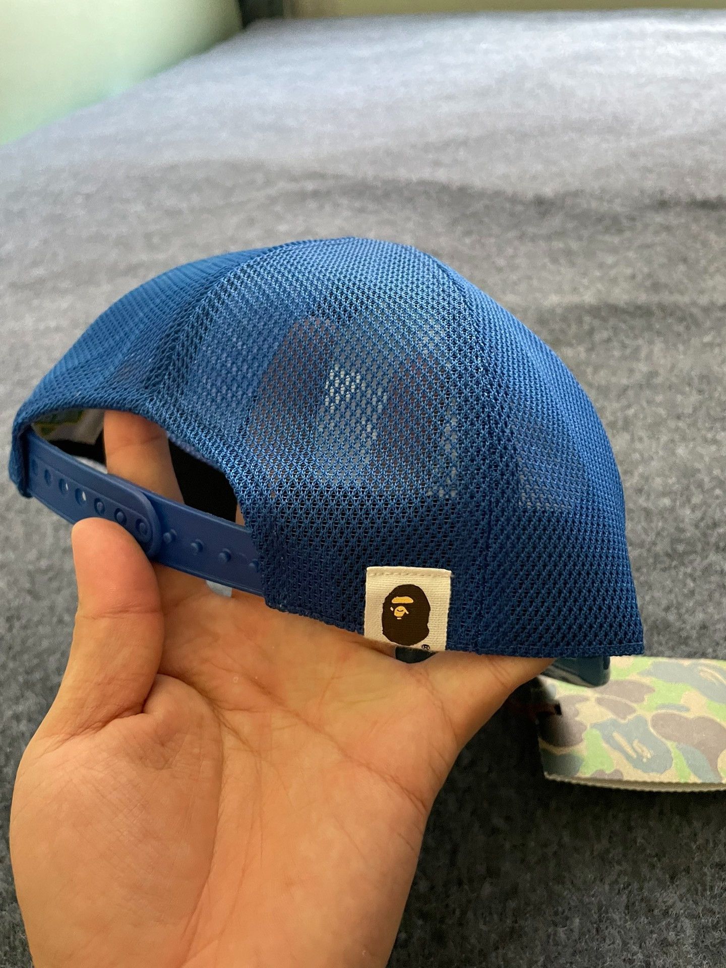 Bape Bape x Sesame Street Cookie Monster Trucker Hat ONE SIZE Size ONE SIZE - 4 Thumbnail
