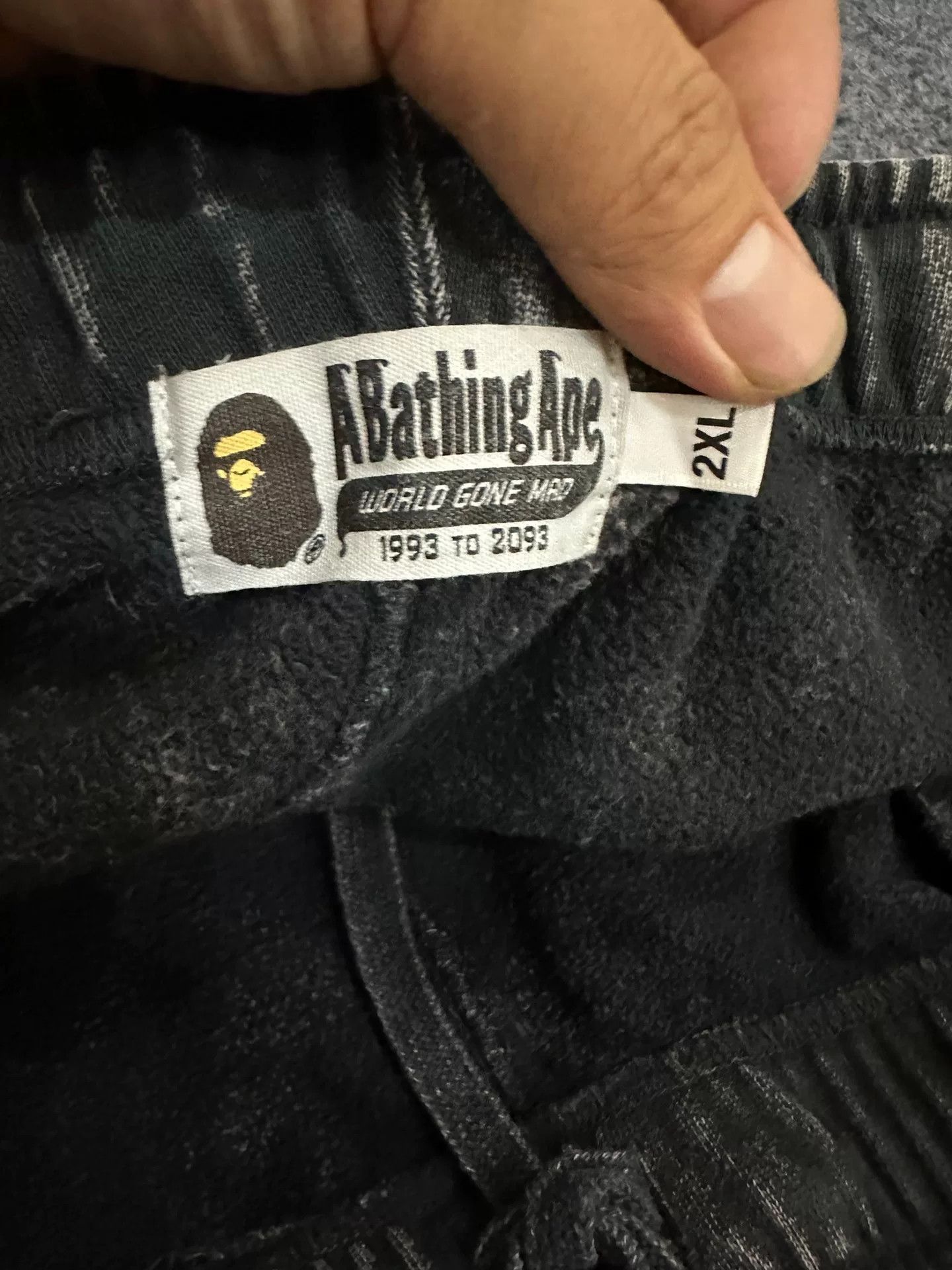 Bape BAPE Acid Wash Sweatpants Size 2XL Size US 38 / EU 54 - 6 Thumbnail