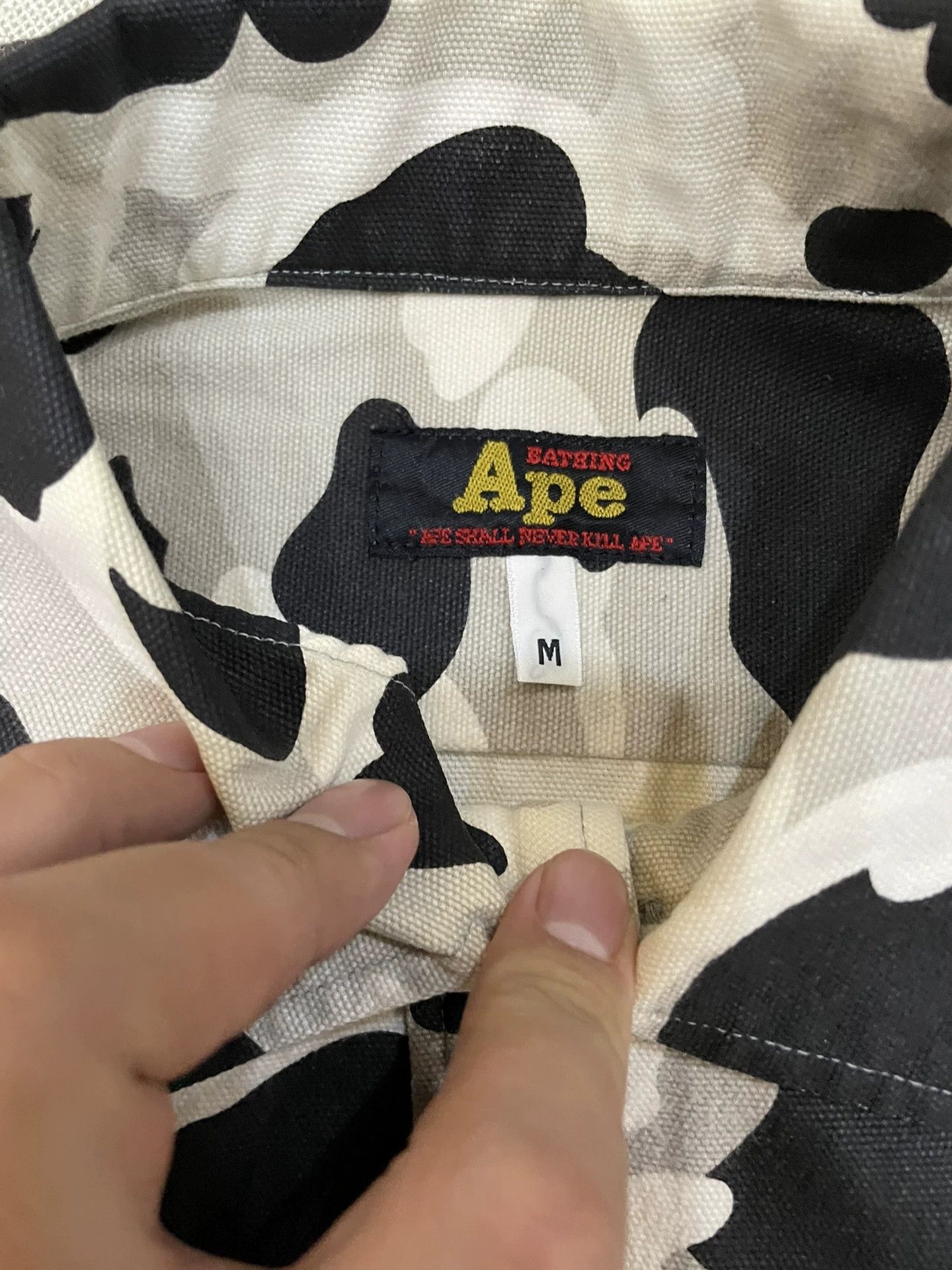 Bape A Bathing Ape Camo Shirt Jacket Size M Size US M / EU 48-50 / 2 - 5 Thumbnail