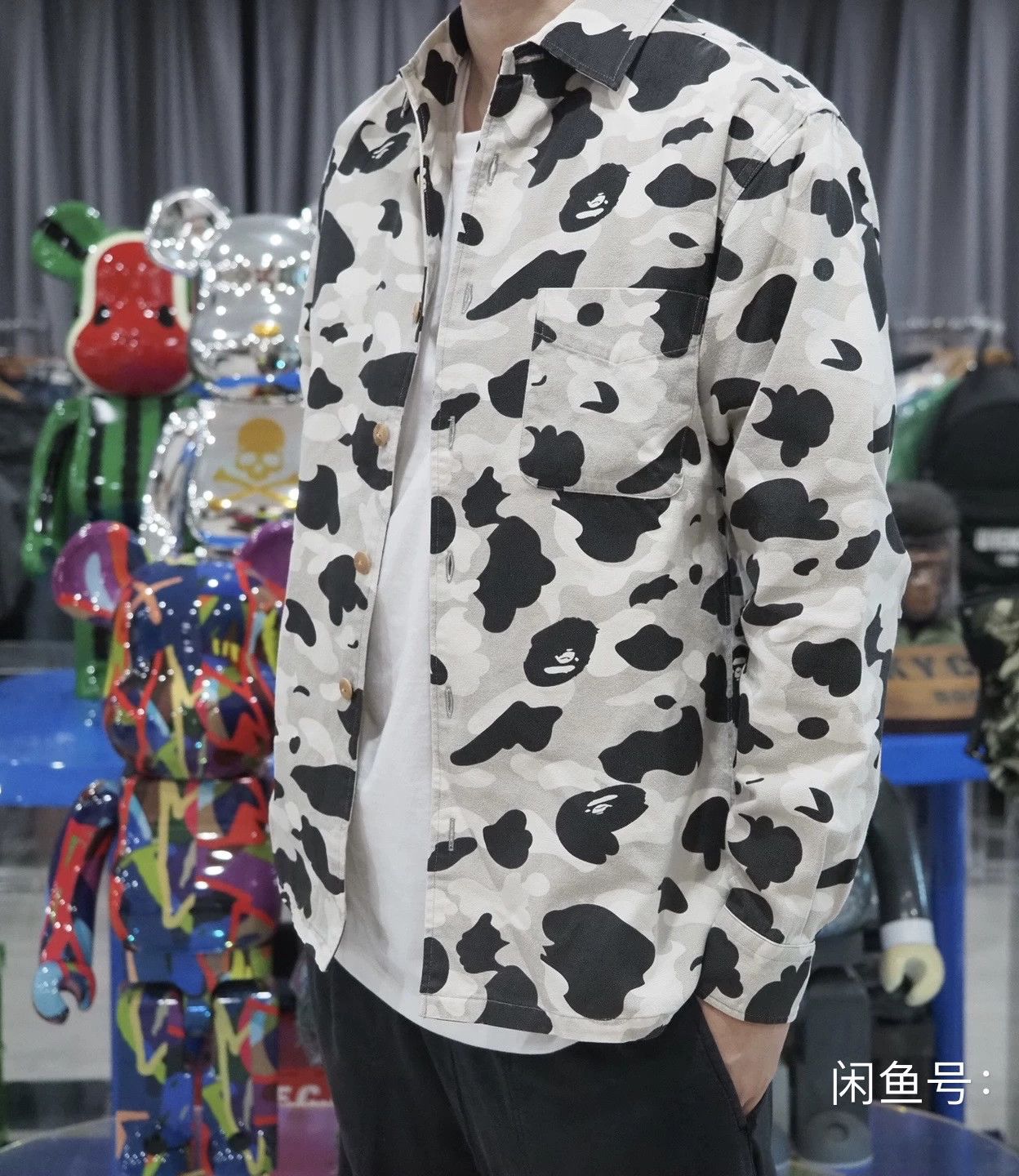 Bape A Bathing Ape Camo Shirt Jacket Size M Size US M / EU 48-50 / 2 - 2 Thumbnail