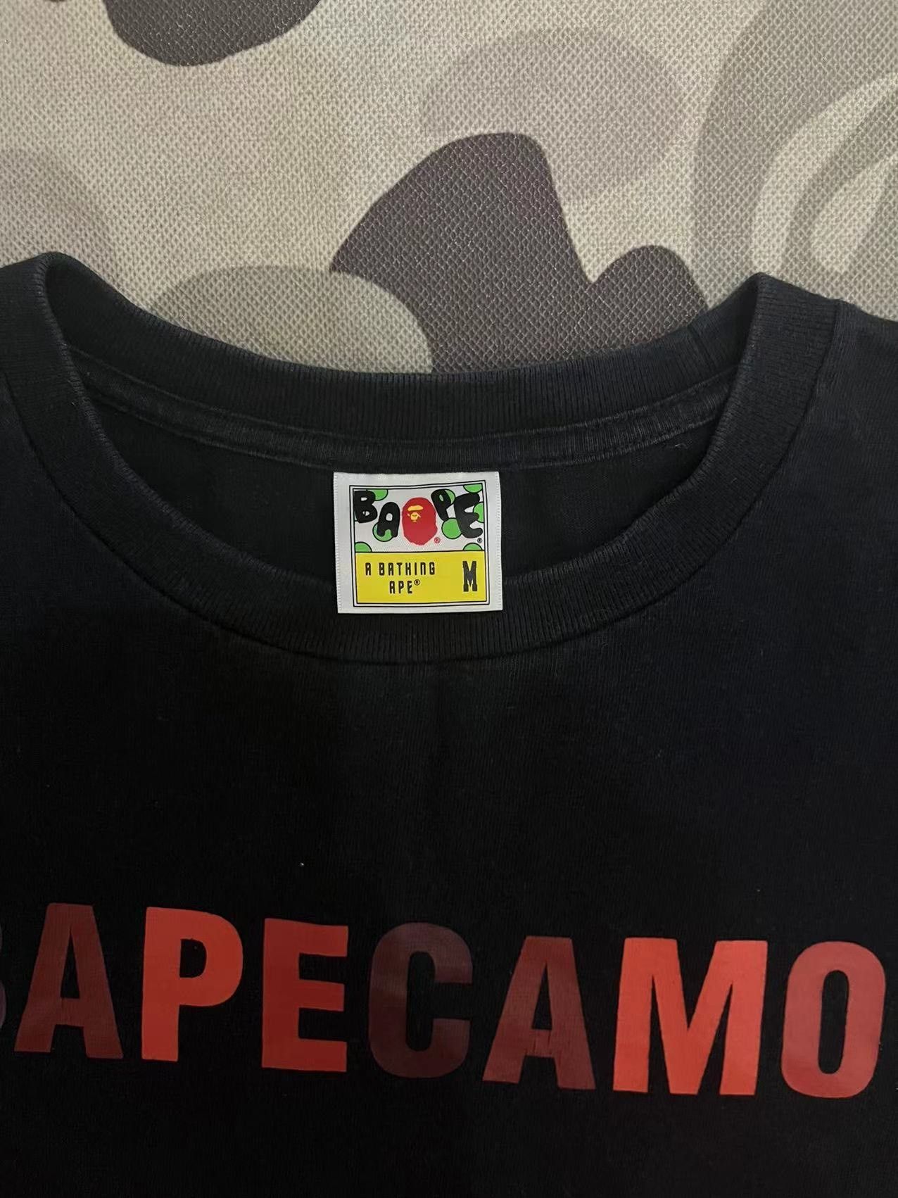 Bape Bape Red Camo Logo T-Shirt Size M Size US M / EU 48-50 / 2 - 4 Thumbnail