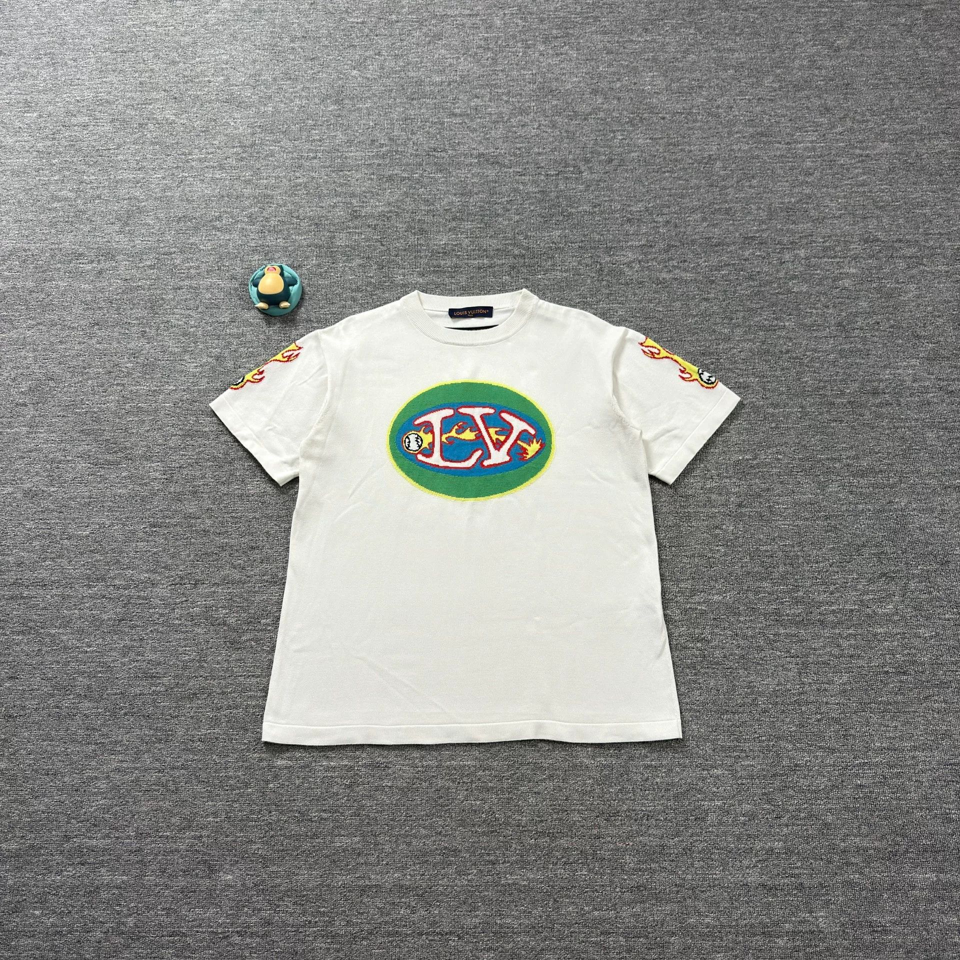 Louis Vuitton Louis Vuitton Flame Knit Short Sleeve T-Shirt Size L Size US L / EU 52-54 / 3 - 2 Thumbnail
