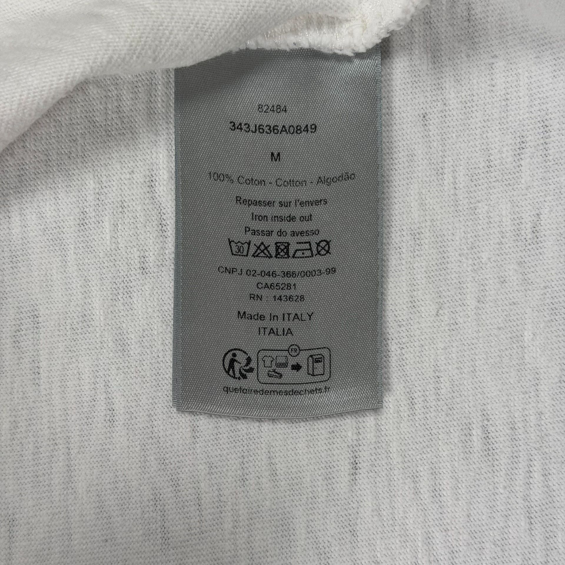 Dior Dior Distressed Couture Logo T-Shirt Size M Size US M / EU 48-50 / 2 - 7 Thumbnail