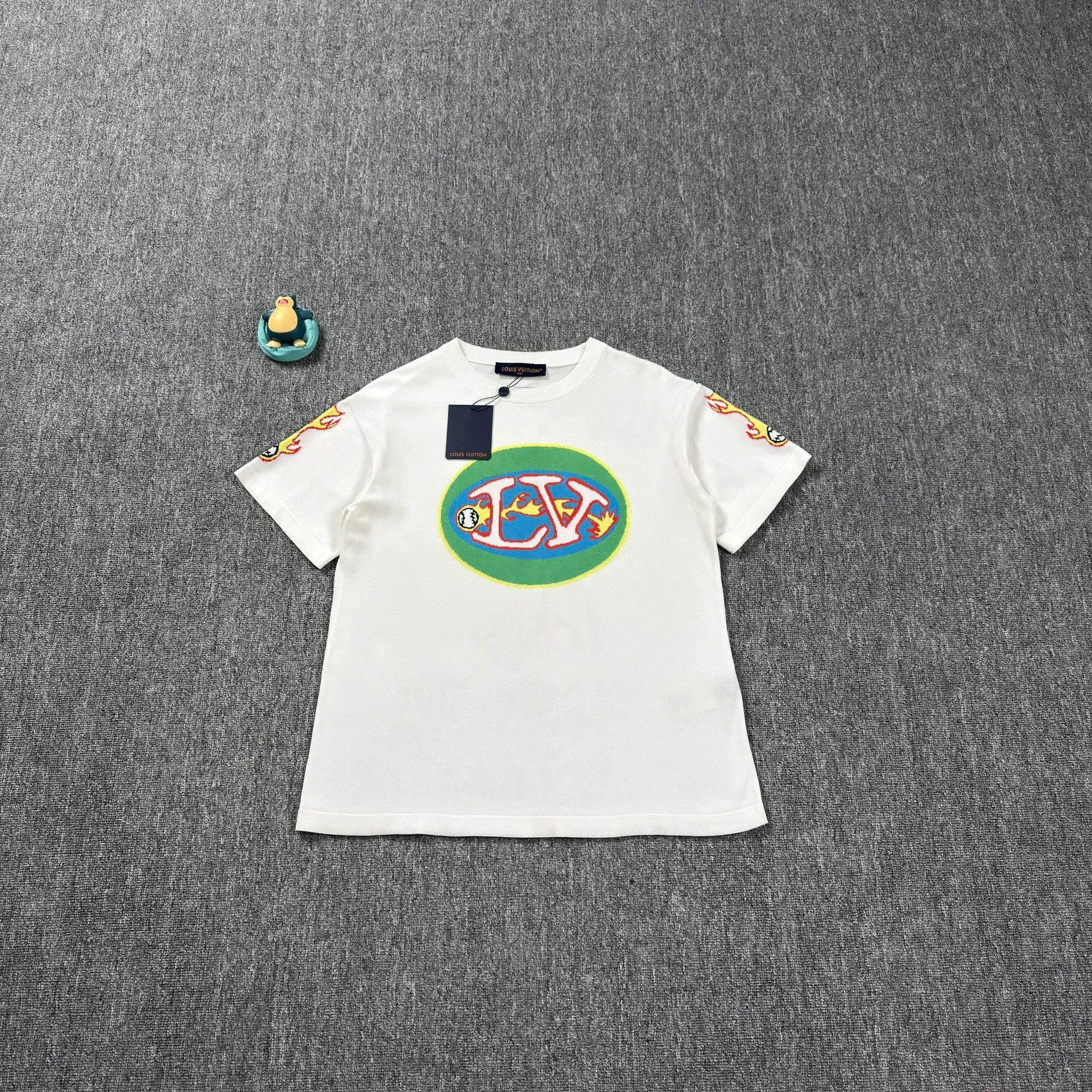 Louis Vuitton Louis Vuitton Flame Graphic Knit T-Shirt Size S Size US S / EU 44-46 / 1 - 2 Thumbnail