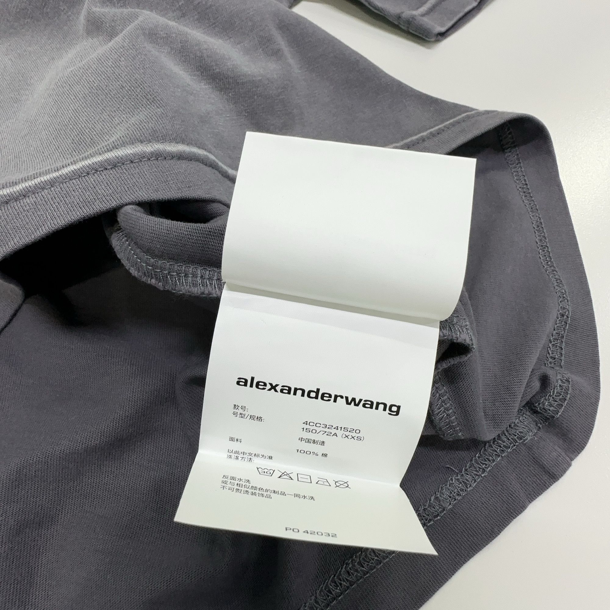 Alexander Wang Alexander Wang Washed Logo T-Shirt Size XXS Size XXS / US 00 / IT 34 - 3 Thumbnail