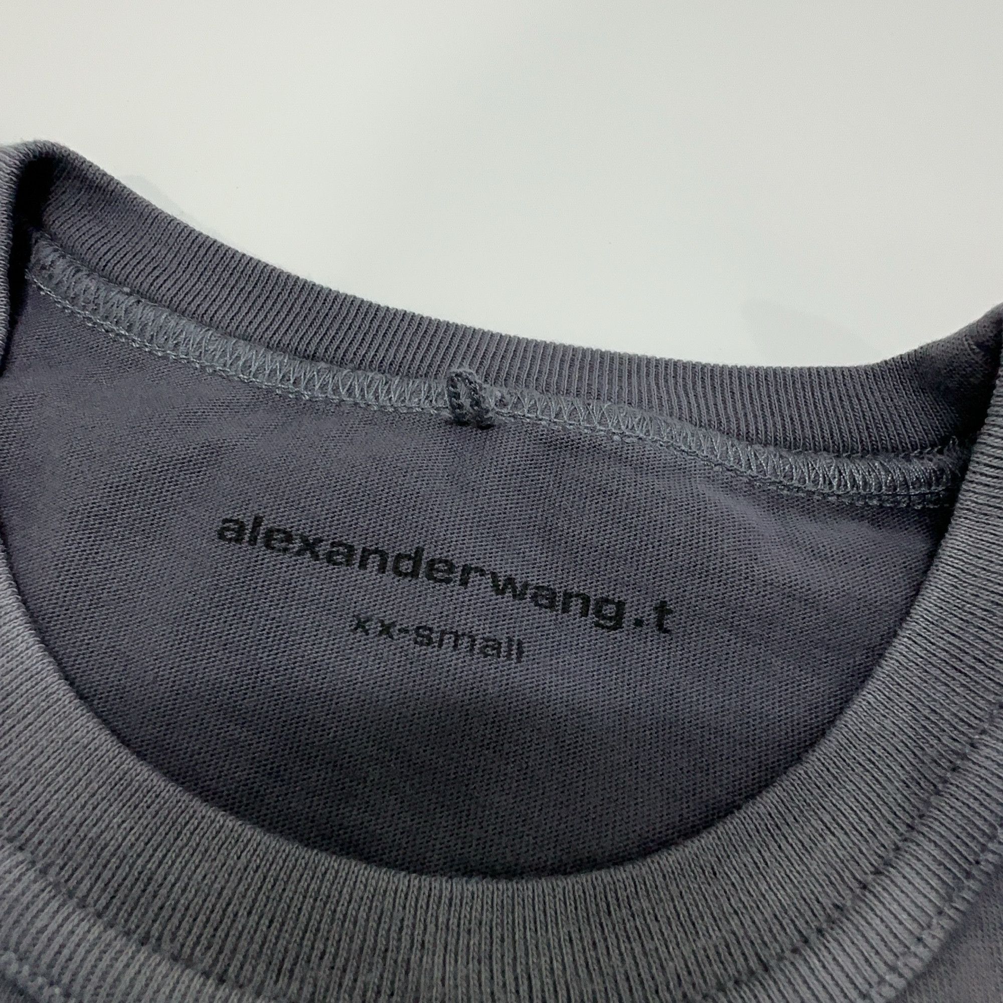 Alexander Wang Alexander Wang Washed Logo T-Shirt Size XXS Size XXS / US 00 / IT 34 - 4 Thumbnail