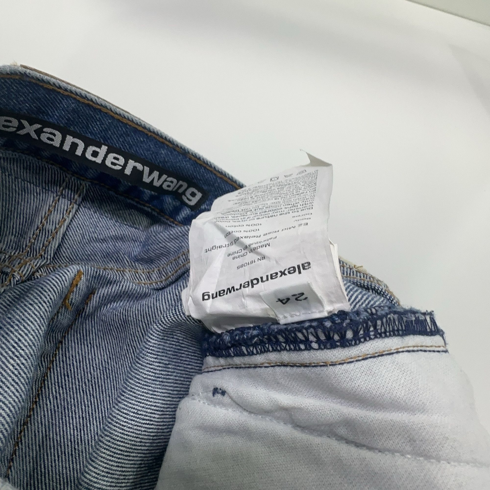 Alexander Wang Alexander Wang Straight Leg Jeans Size 24 Size 24" / US 00 / IT 34 - 8 Thumbnail