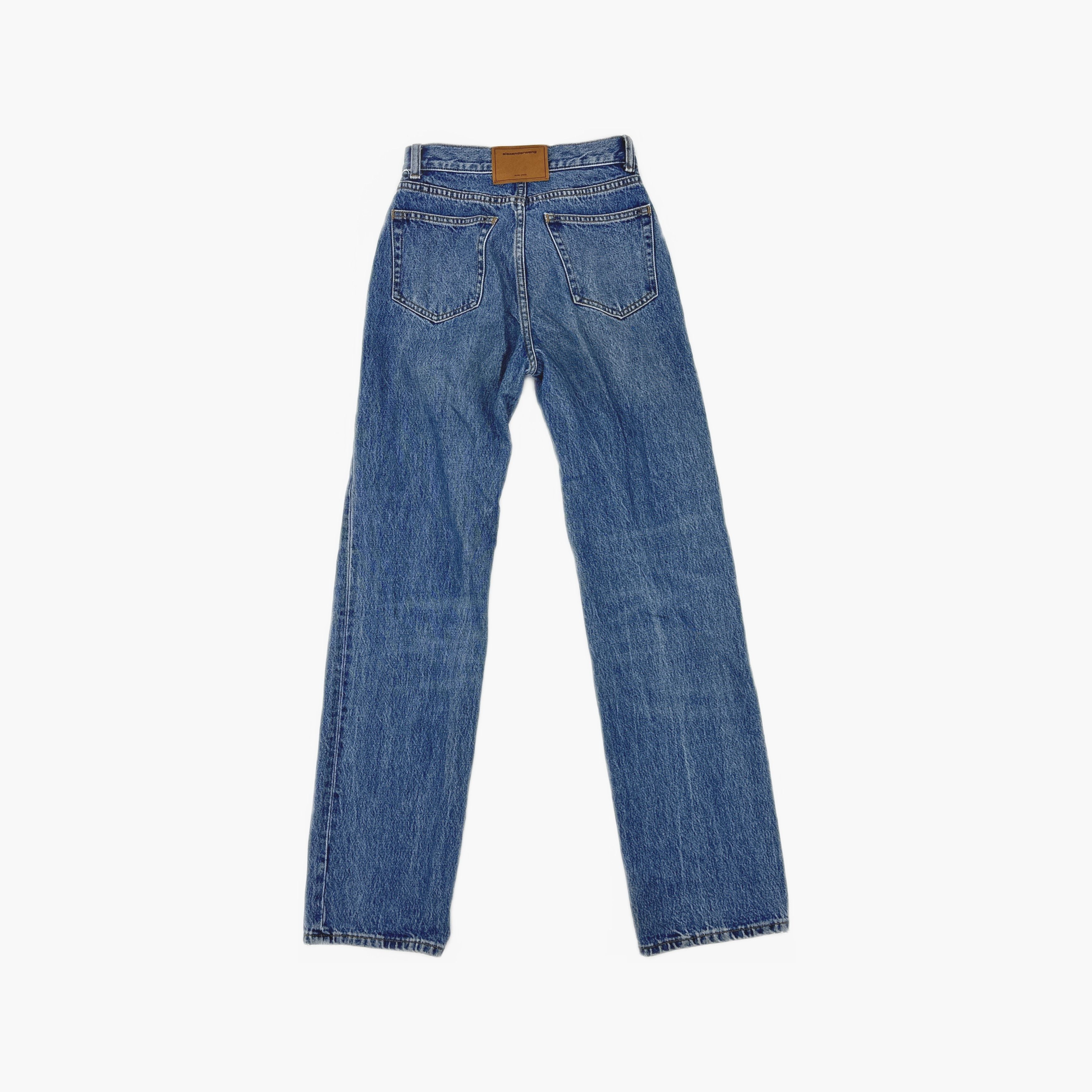 Alexander Wang Alexander Wang Straight Leg Jeans Size 24 Size 24" / US 00 / IT 34 - 2 Thumbnail