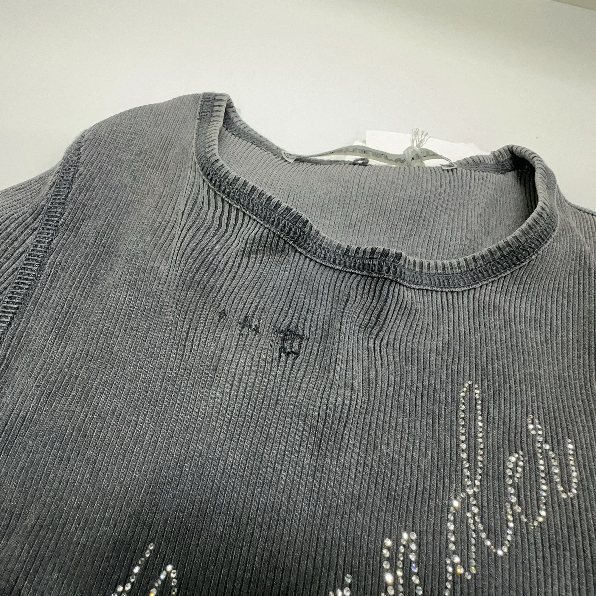 Alexander Wang Alexander Wang Crystal Logo Crop Top XS Size XS / US 0-2 / IT 36-38 - 8 Thumbnail