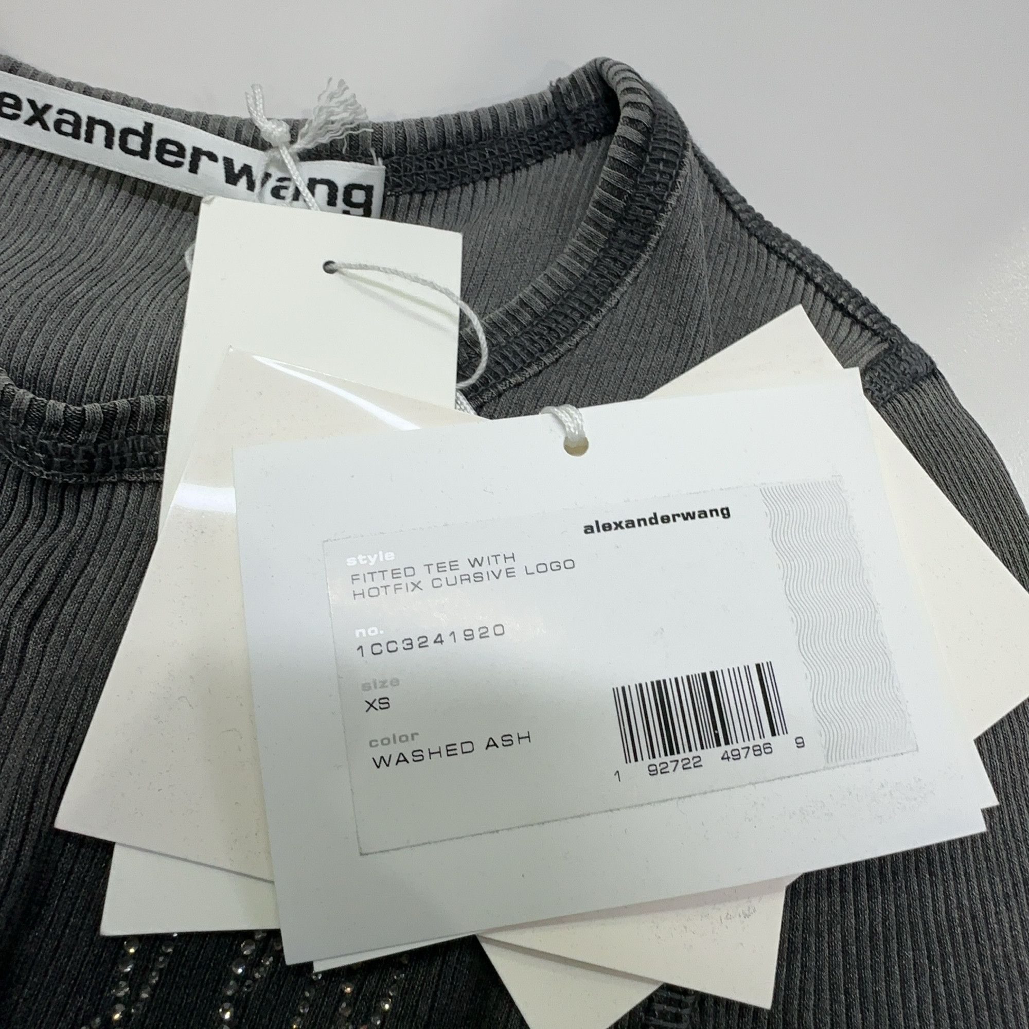 Alexander Wang Alexander Wang Crystal Logo Crop Top XS Size XS / US 0-2 / IT 36-38 - 6 Thumbnail