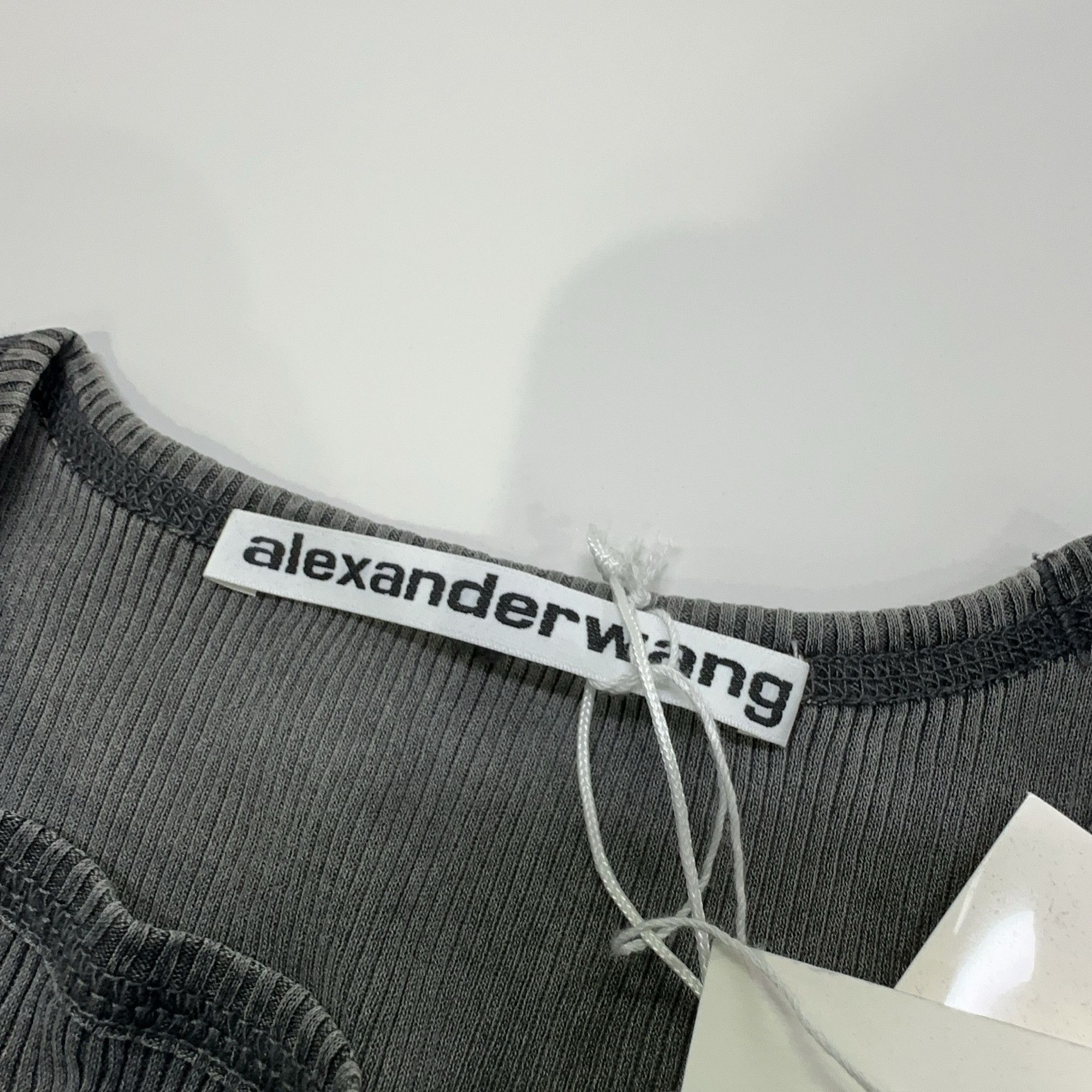 Alexander Wang Alexander Wang Crystal Logo Crop Top XS Size XS / US 0-2 / IT 36-38 - 5 Thumbnail