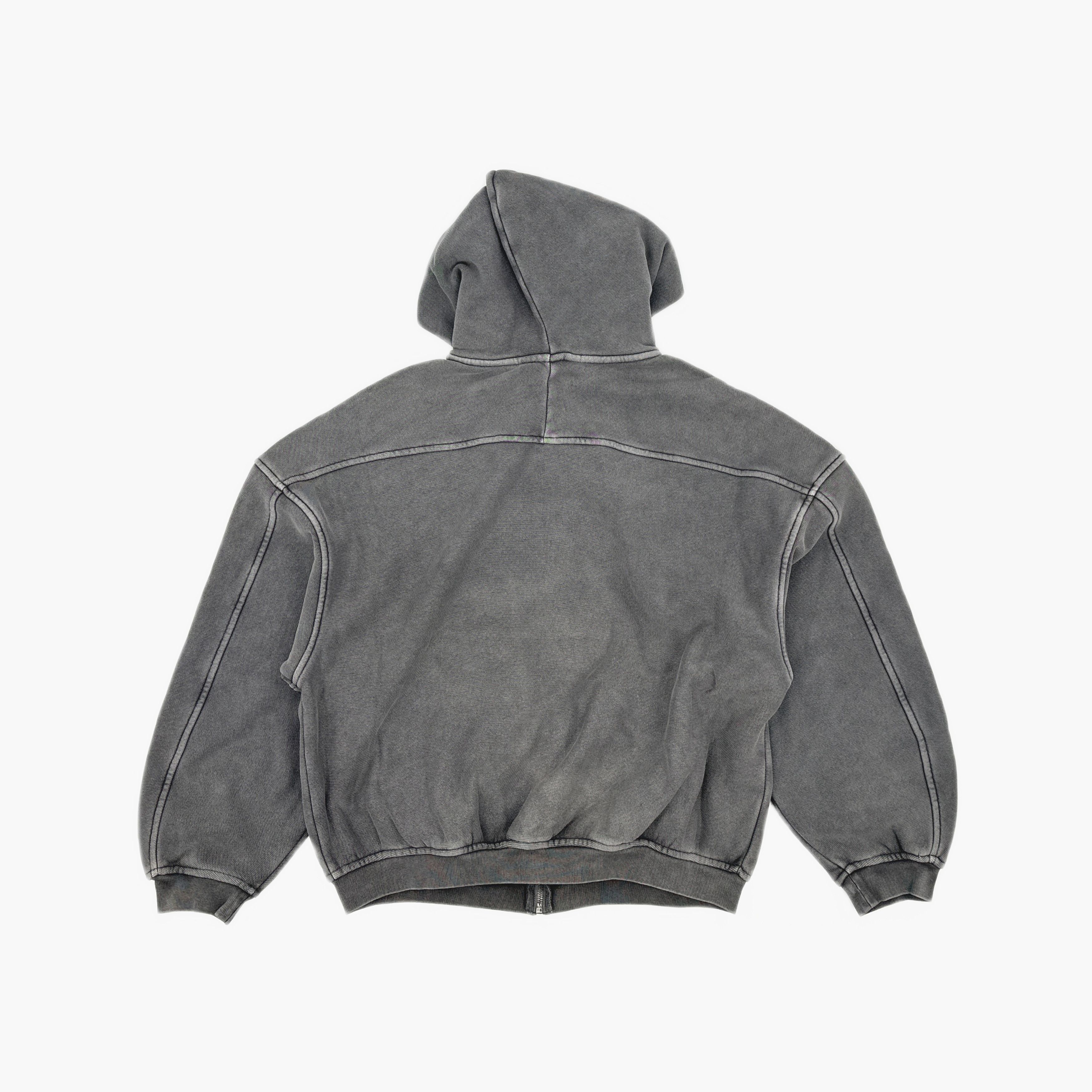 Alexander Wang Alexander Wang Washed Granite Zip Hoodie Size XS Size US XS / EU 42 / 0 - 2 Thumbnail