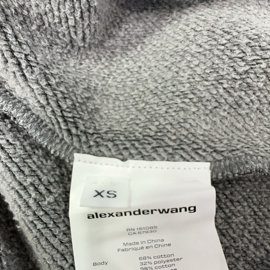 Alexander Wang Alexander Wang Washed Granite Zip Hoodie Size XS Size US XS / EU 42 / 0 - 5 Thumbnail