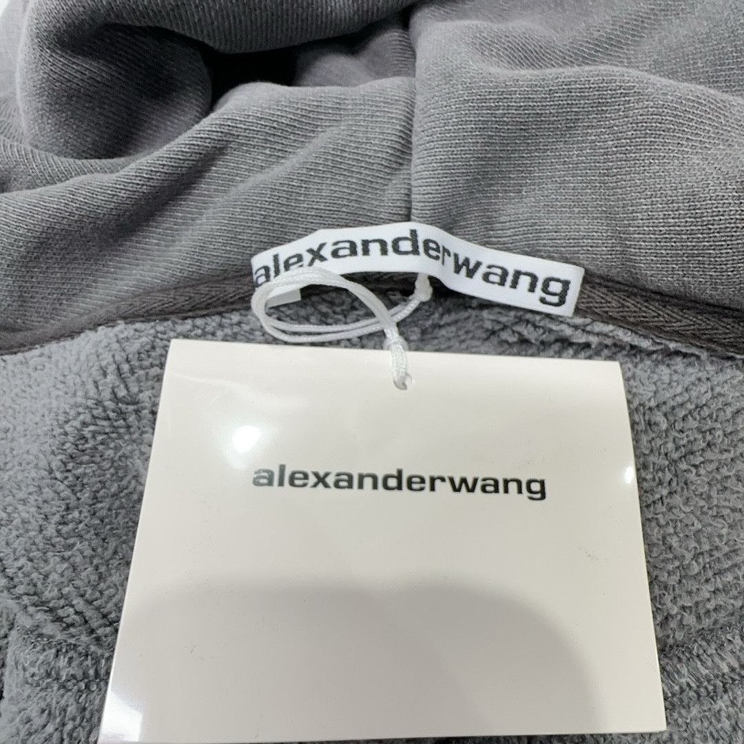 Alexander Wang Alexander Wang Washed Granite Zip Hoodie Size XS Size US XS / EU 42 / 0 - 3 Thumbnail