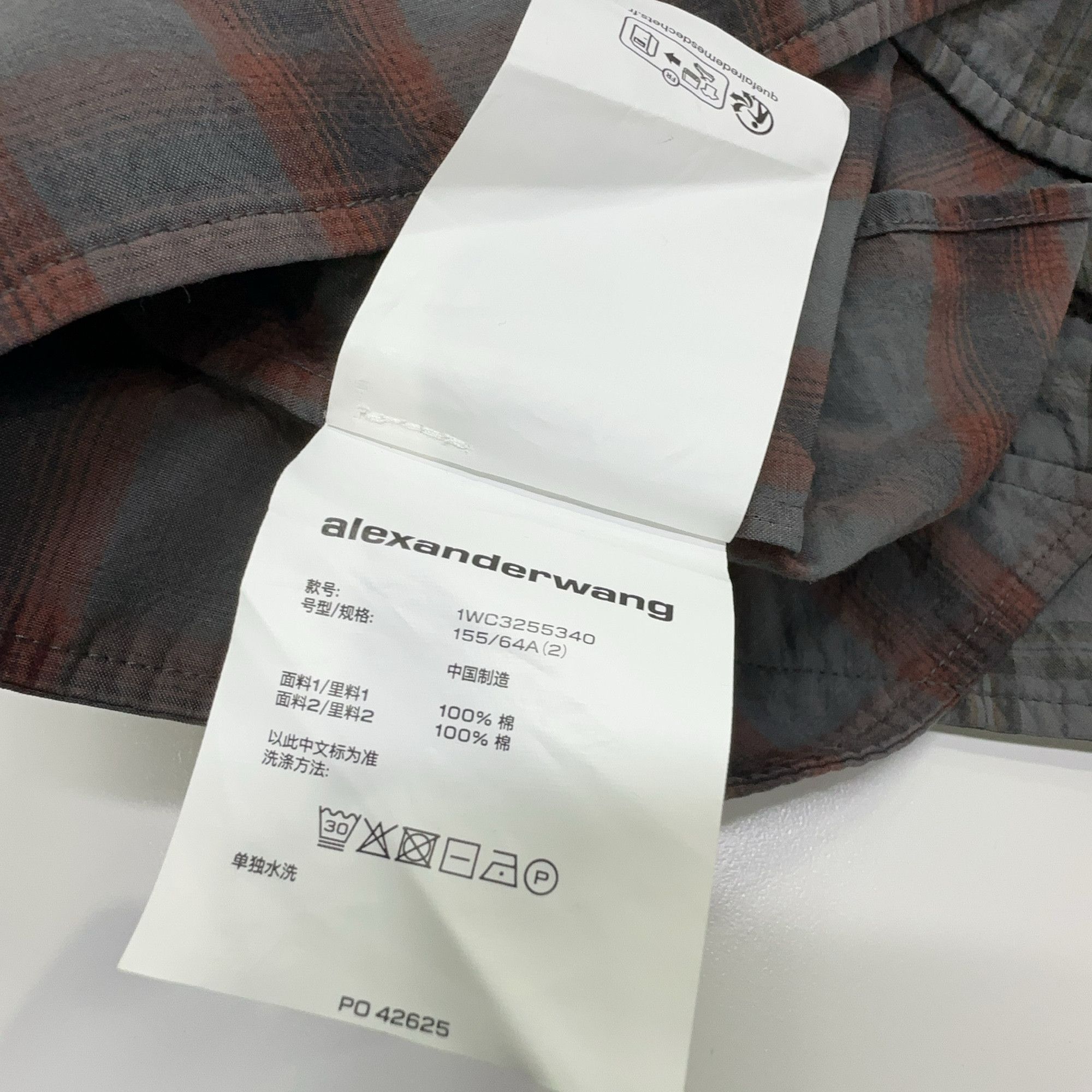 Alexander Wang Alexander Wang Plaid Mini Skirt Size 2 Size 26" / US 2 / IT 38 - 4 Thumbnail