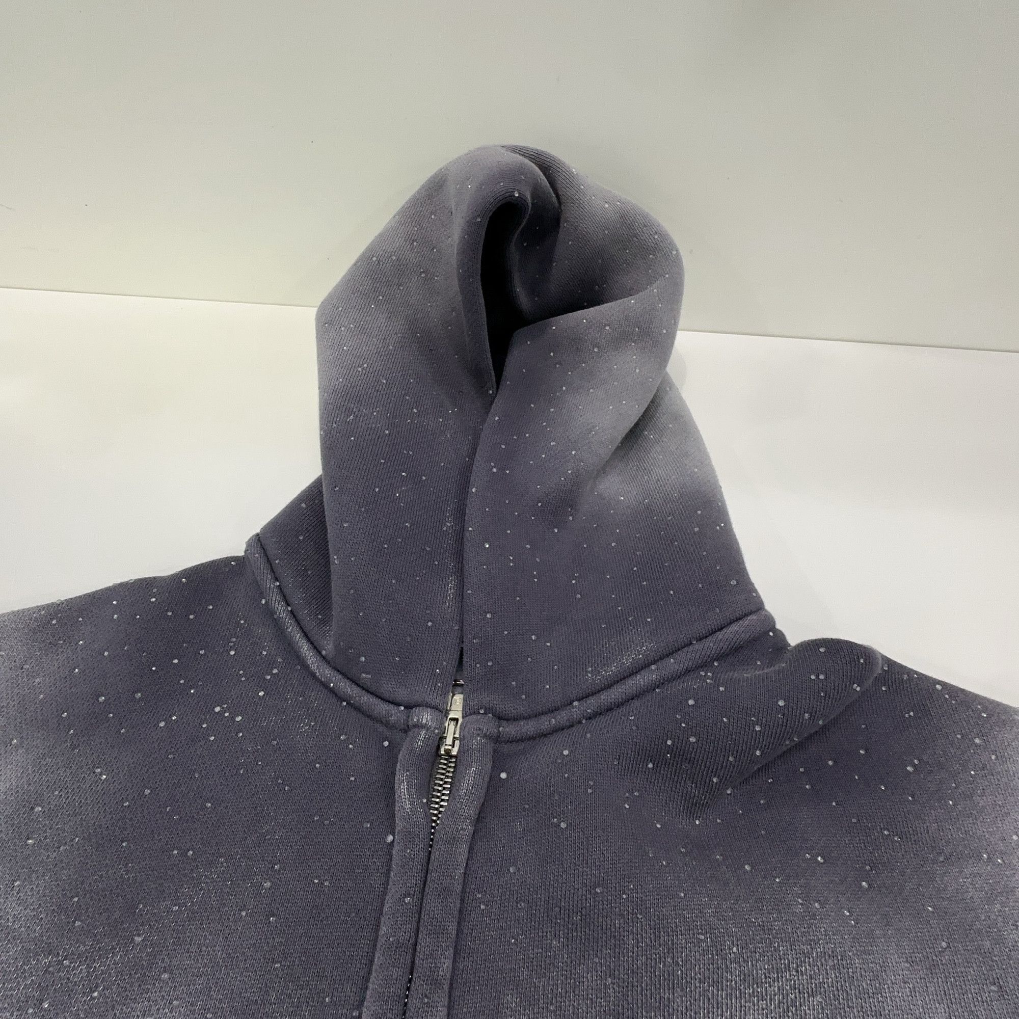 Alexander Wang Alexander Wang Rhinestone Zip Up Hoodie Size XXS Size US XXS / EU 40 - 7 Thumbnail