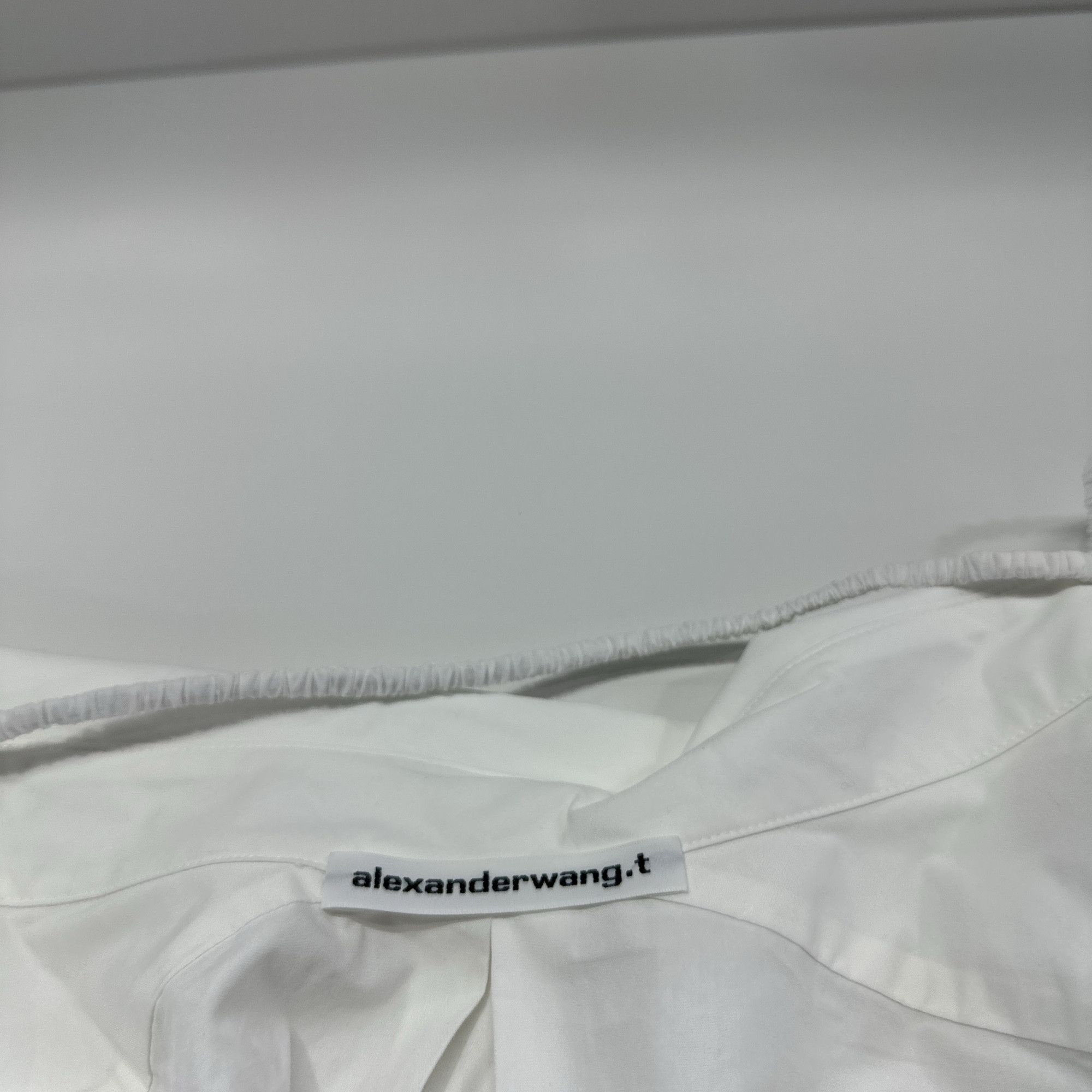 Alexander Wang Alexander Wang Off-Shoulder Shirt Dress Size 2 Size XS / US 0-2 / IT 36-38 - 3 Thumbnail