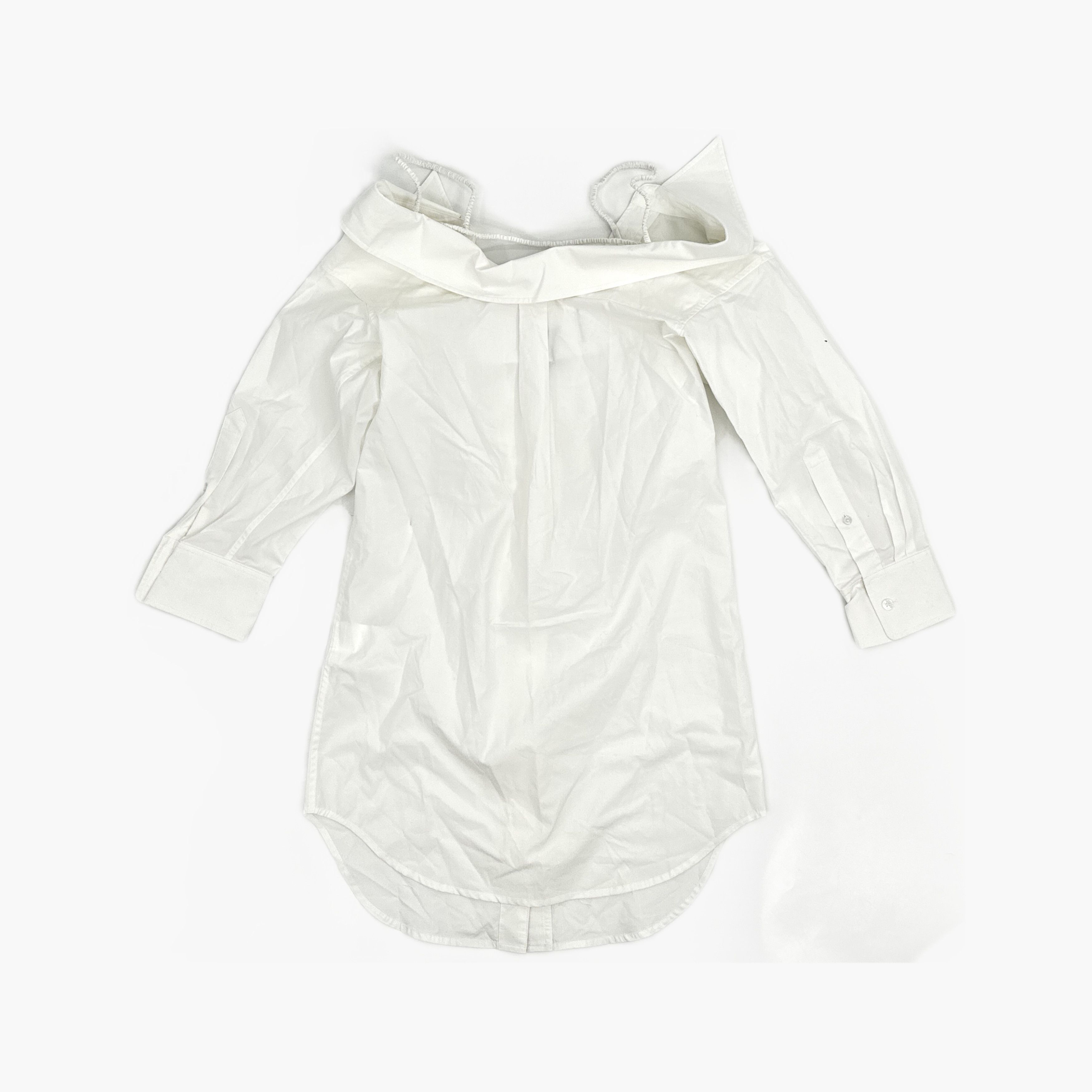 Alexander Wang Alexander Wang Off-Shoulder Shirt Dress Size 2 Size XS / US 0-2 / IT 36-38 - 2 Thumbnail