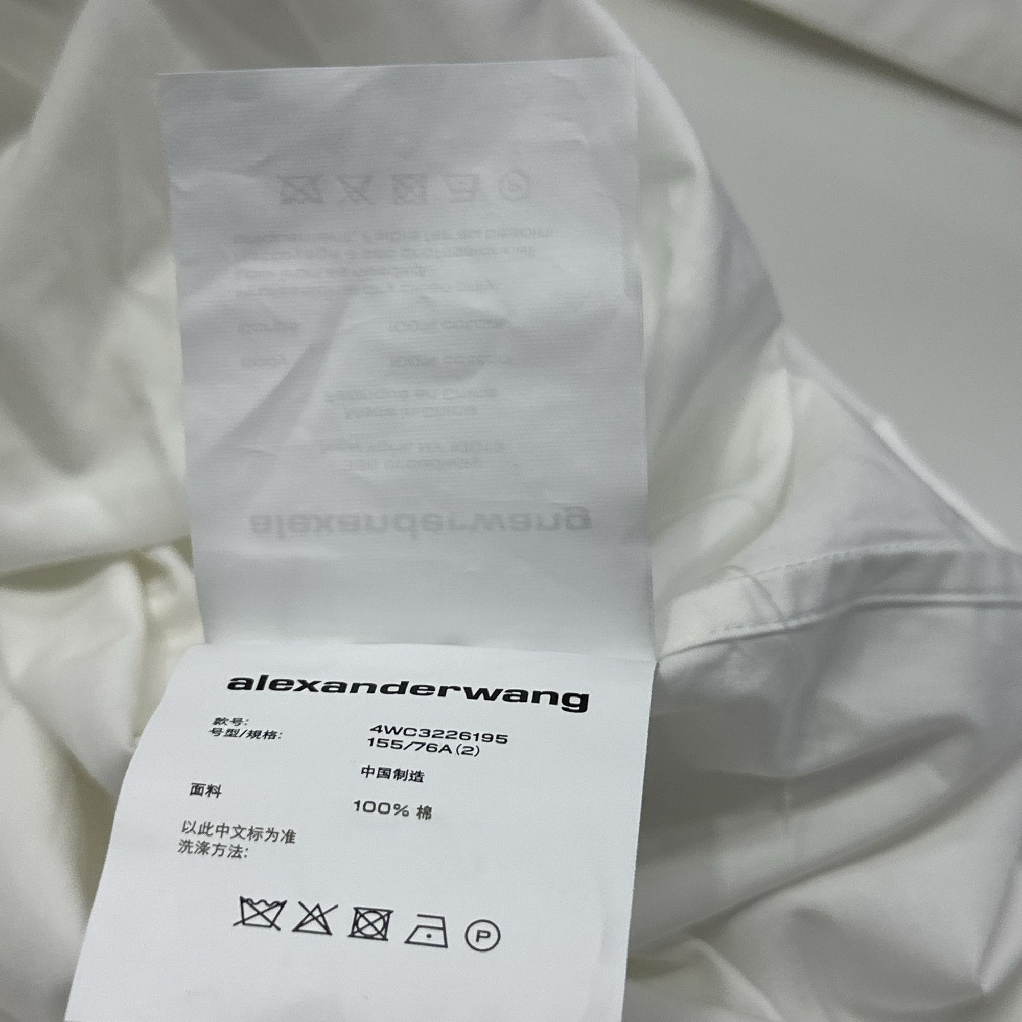 Alexander Wang Alexander Wang Off-Shoulder Shirt Dress Size 2 Size XS / US 0-2 / IT 36-38 - 6 Thumbnail