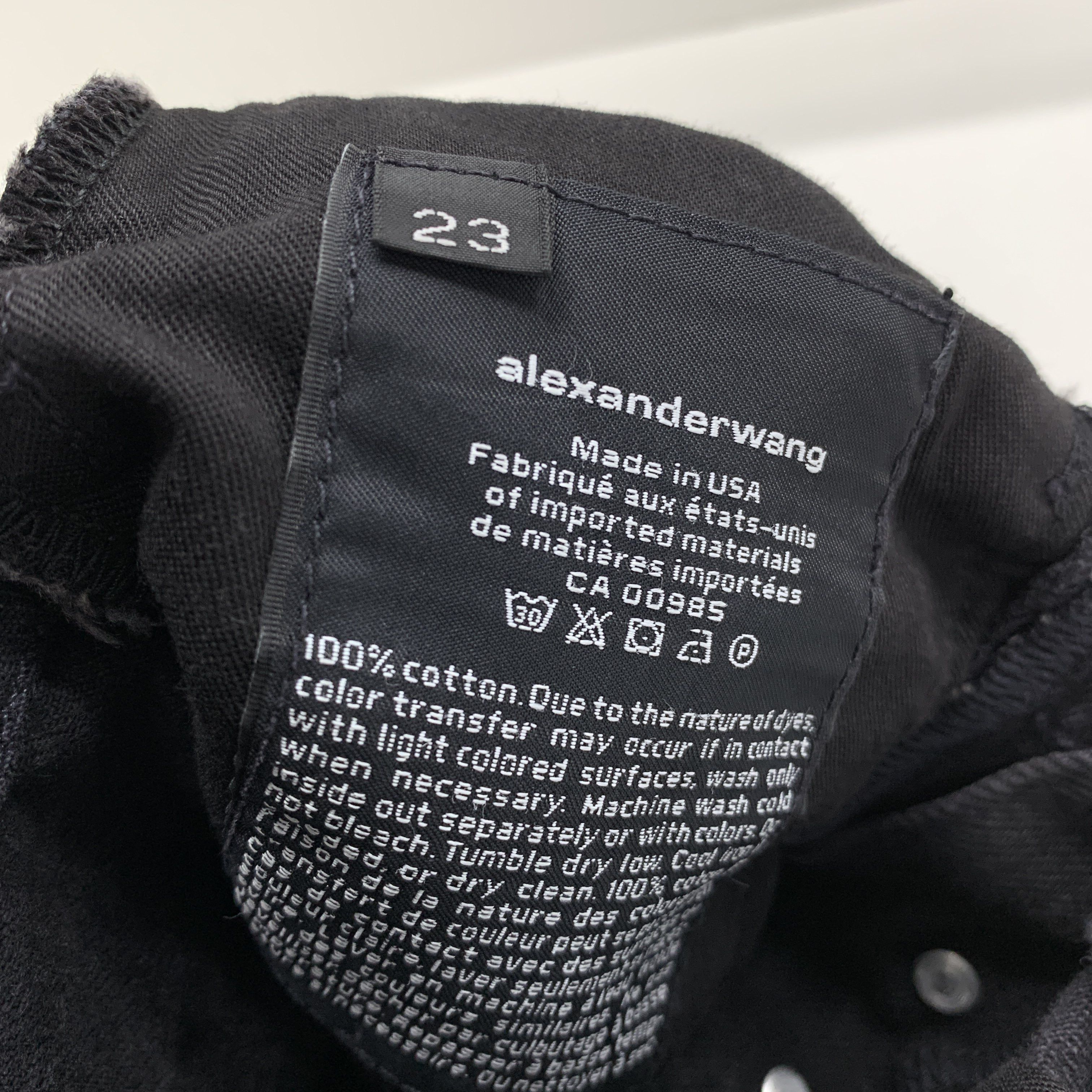 Alexander Wang Alexander Wang Bite Flip Denim Shorts Size 23 Size 23" - 3 Thumbnail