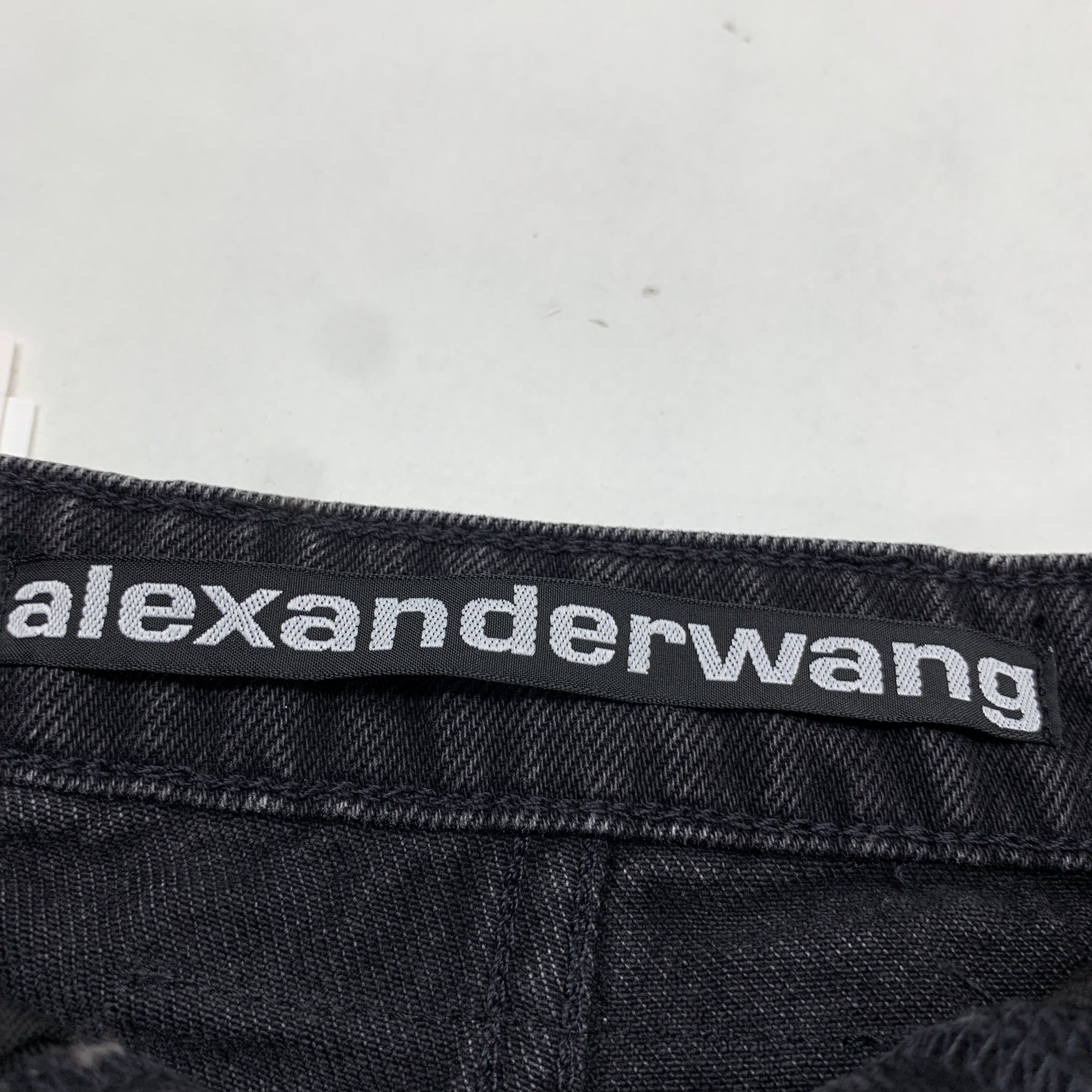 Alexander Wang Alexander Wang Bite Flip Denim Shorts Size 23 Size 23" - 2 Thumbnail
